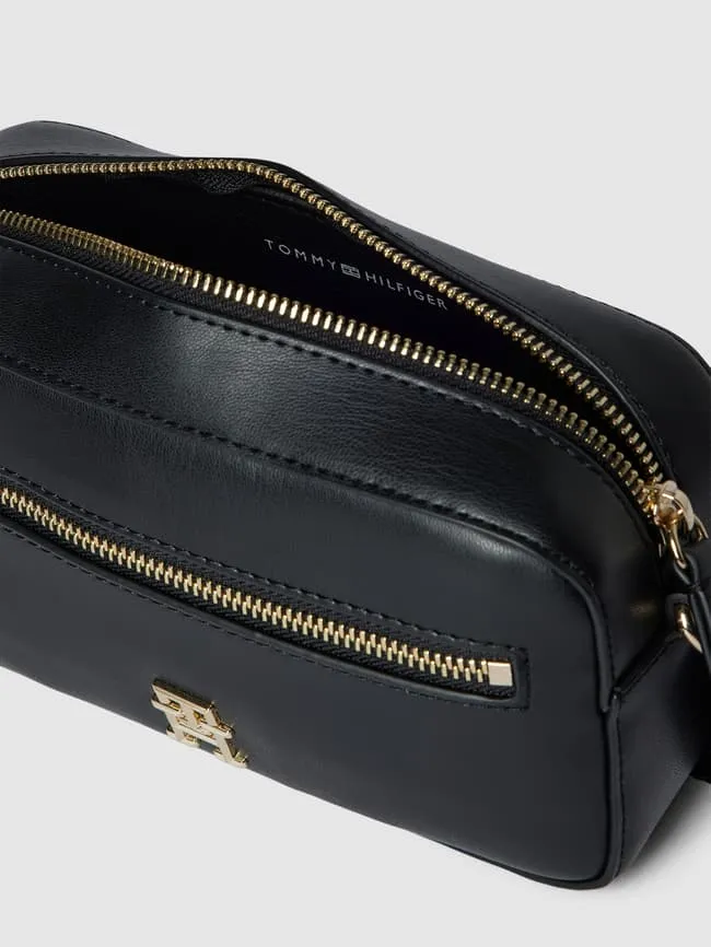 ICONIC Tommy Hilfiger Photo Bag with Label, Black