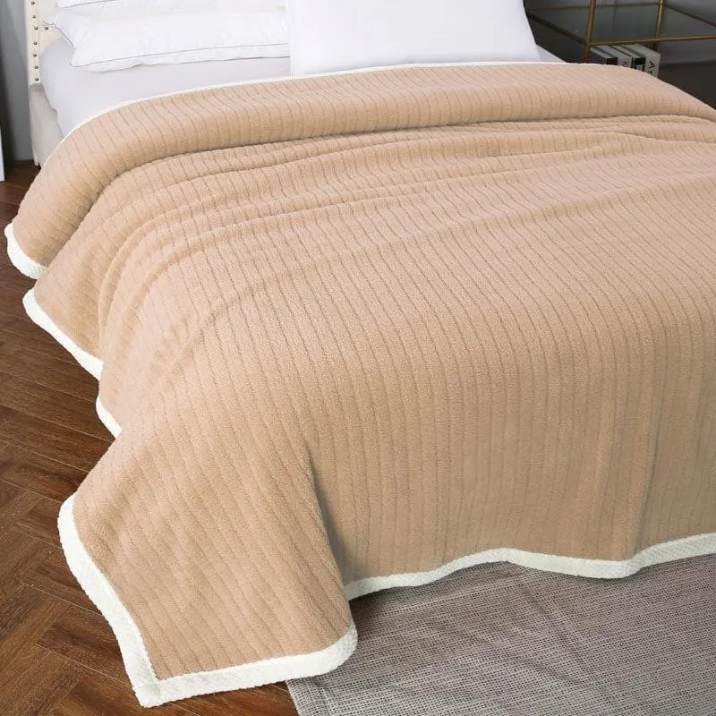Idyllic Snigu Brown Polyester Blanket
