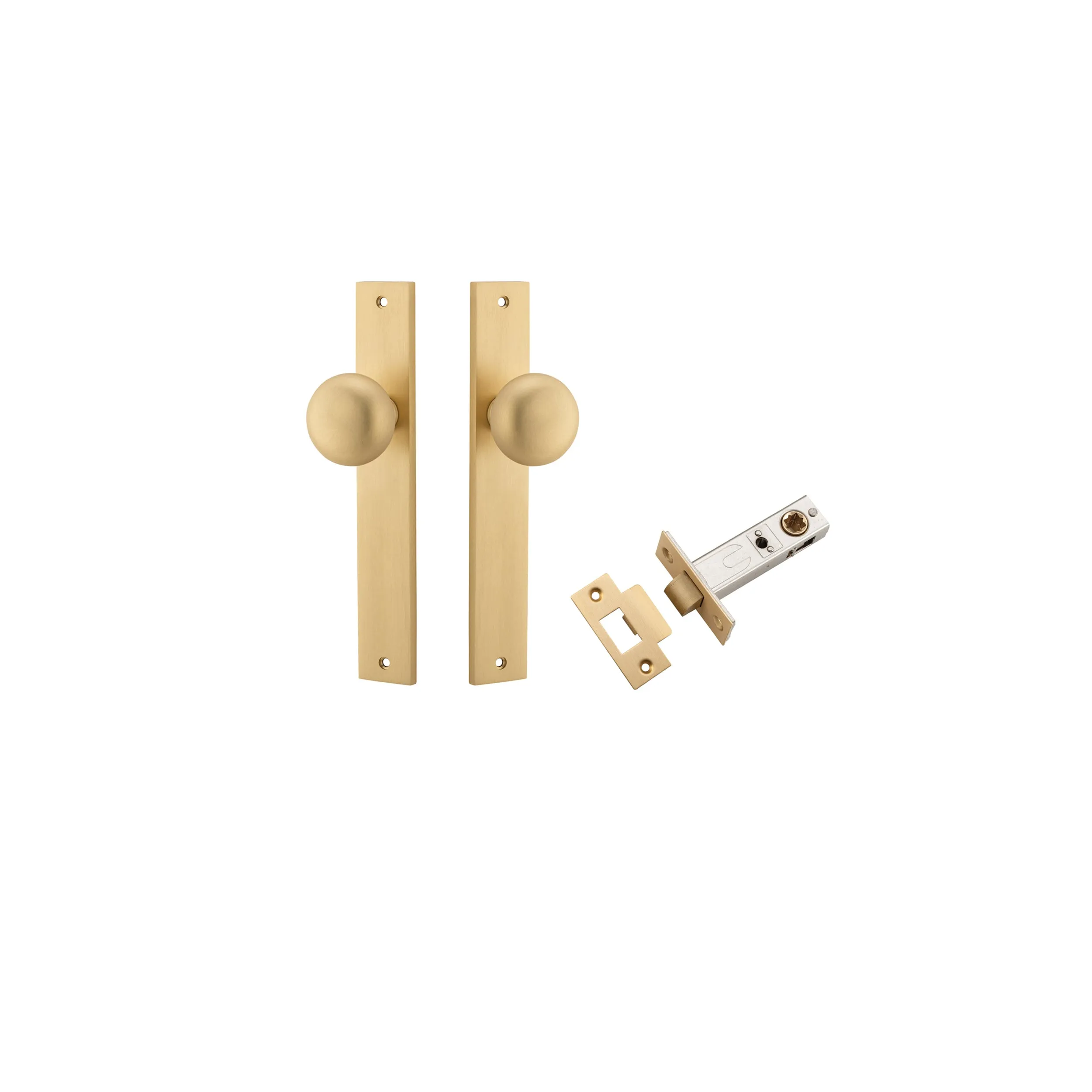 IVER CAMBRIDGE KNOB RECTANGULAR BACKPLATE - KIT