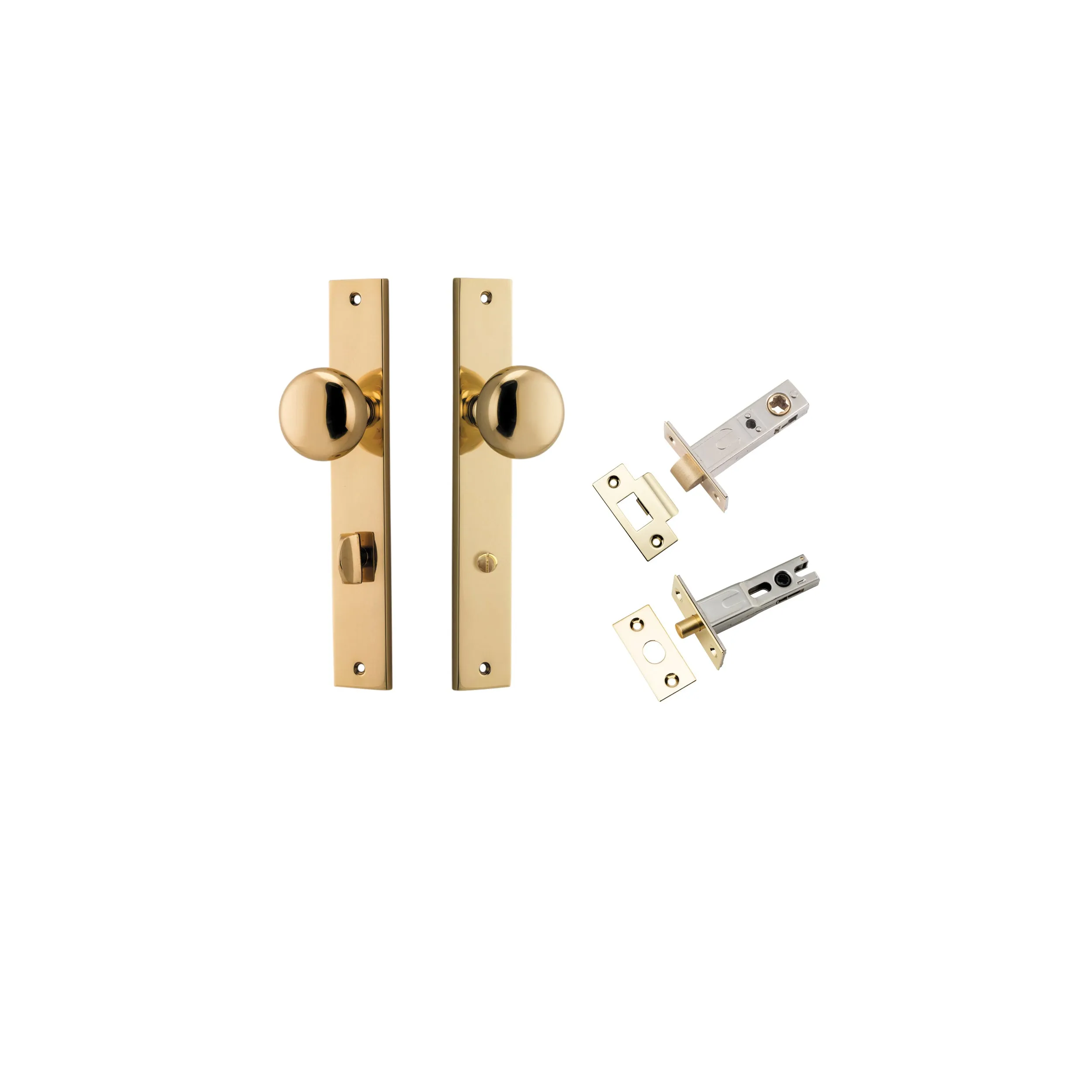 IVER CAMBRIDGE KNOB RECTANGULAR BACKPLATE - KIT
