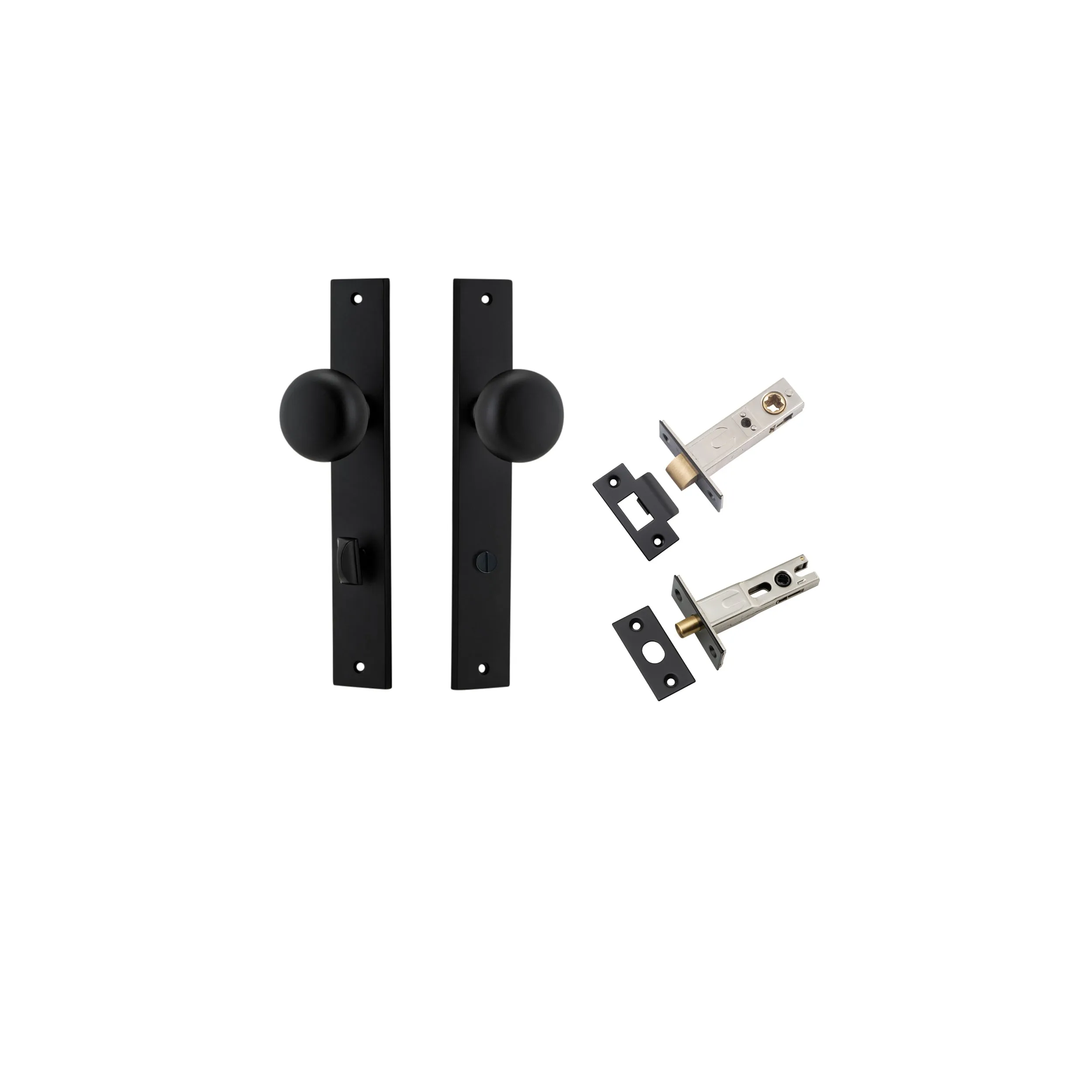 IVER CAMBRIDGE KNOB RECTANGULAR BACKPLATE - KIT