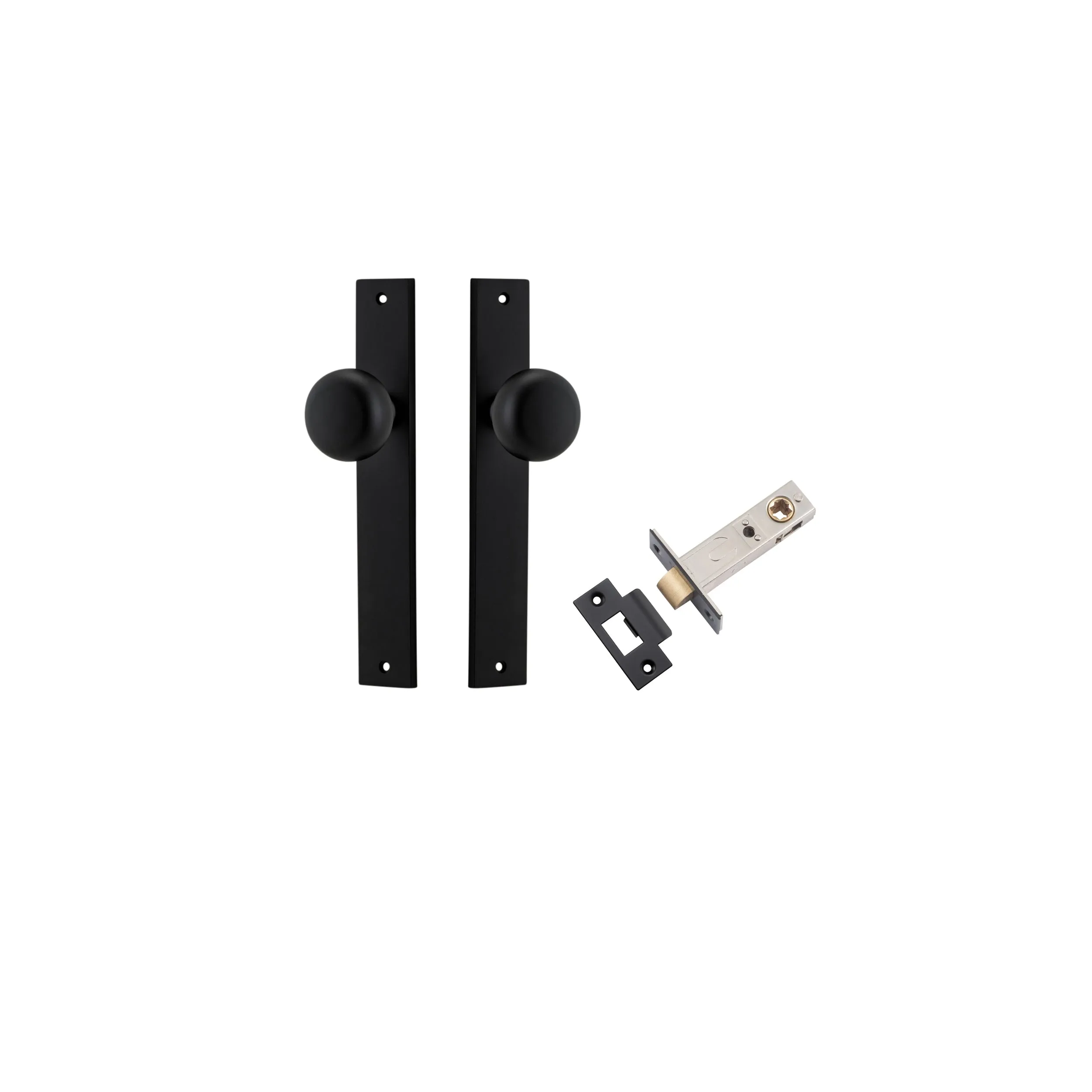 IVER CAMBRIDGE KNOB RECTANGULAR BACKPLATE - KIT
