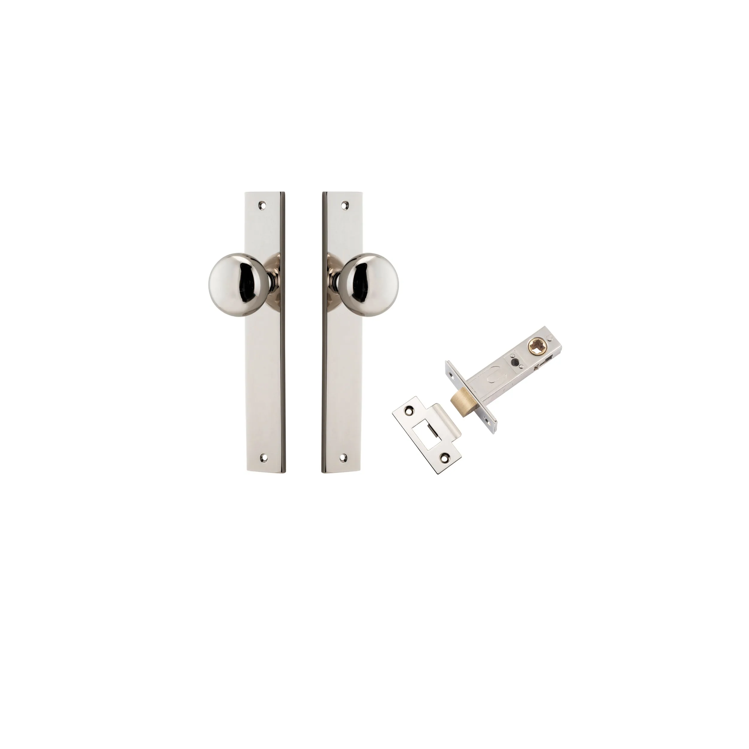 IVER CAMBRIDGE KNOB RECTANGULAR BACKPLATE - KIT