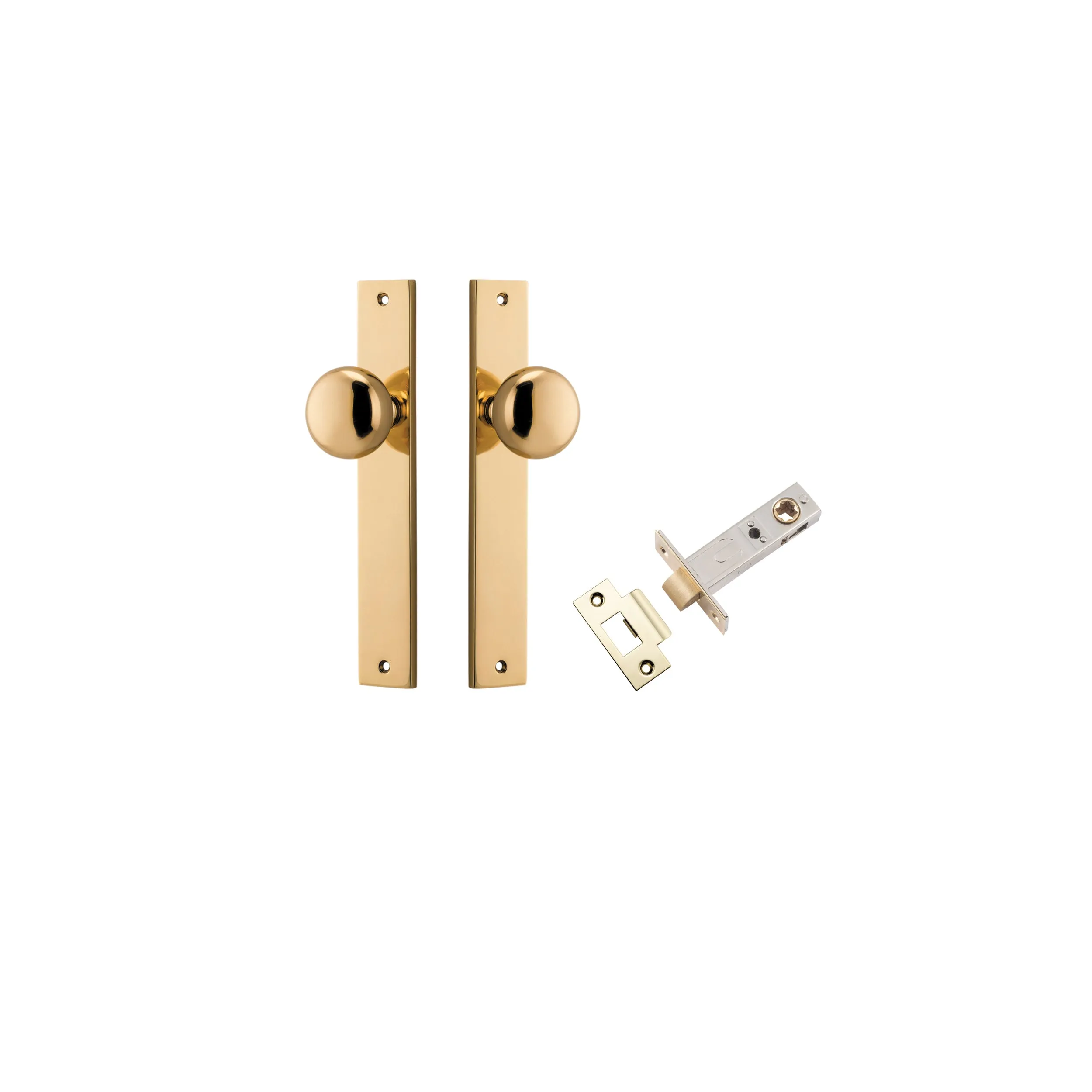 IVER CAMBRIDGE KNOB RECTANGULAR BACKPLATE - KIT