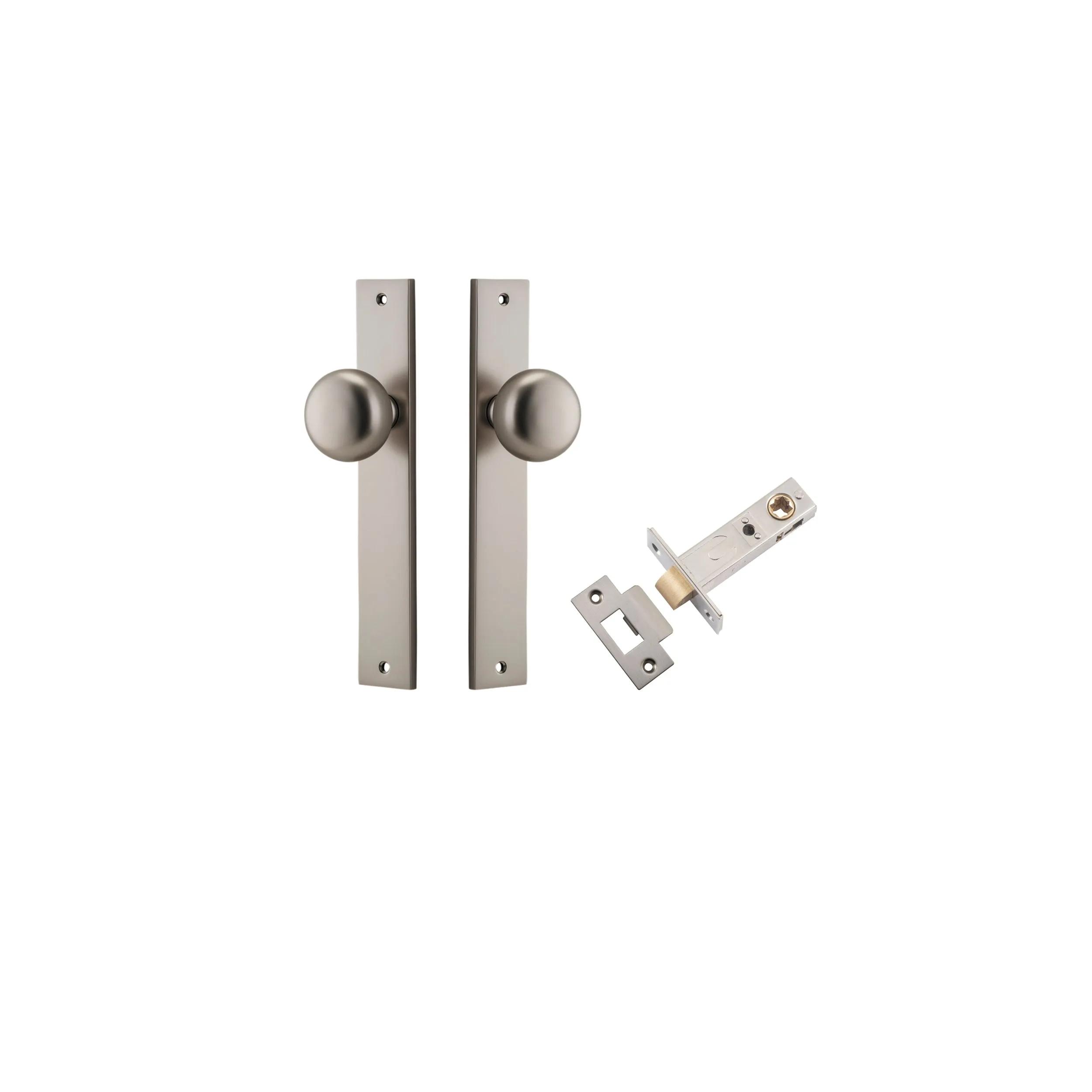 IVER CAMBRIDGE KNOB RECTANGULAR BACKPLATE - KIT
