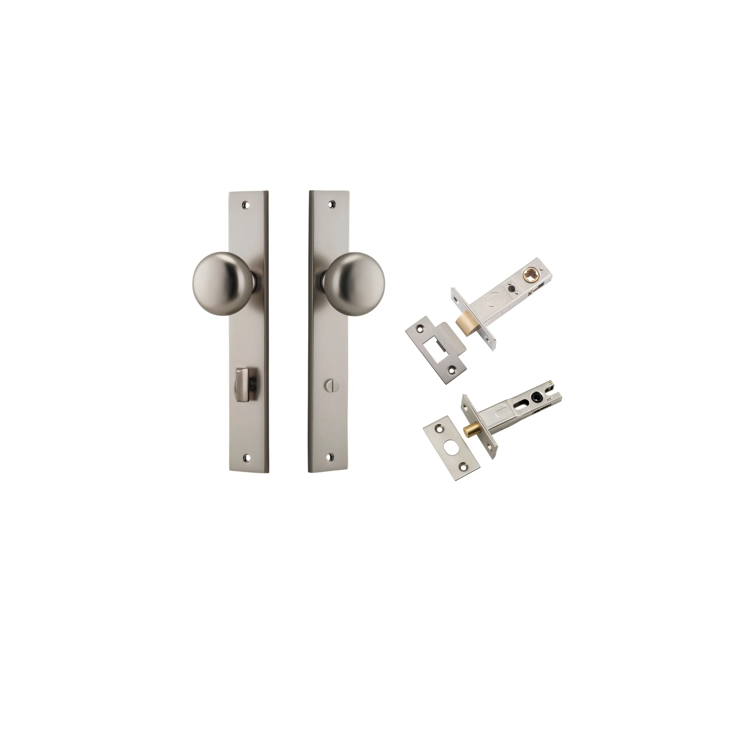 IVER CAMBRIDGE KNOB RECTANGULAR BACKPLATE - KIT