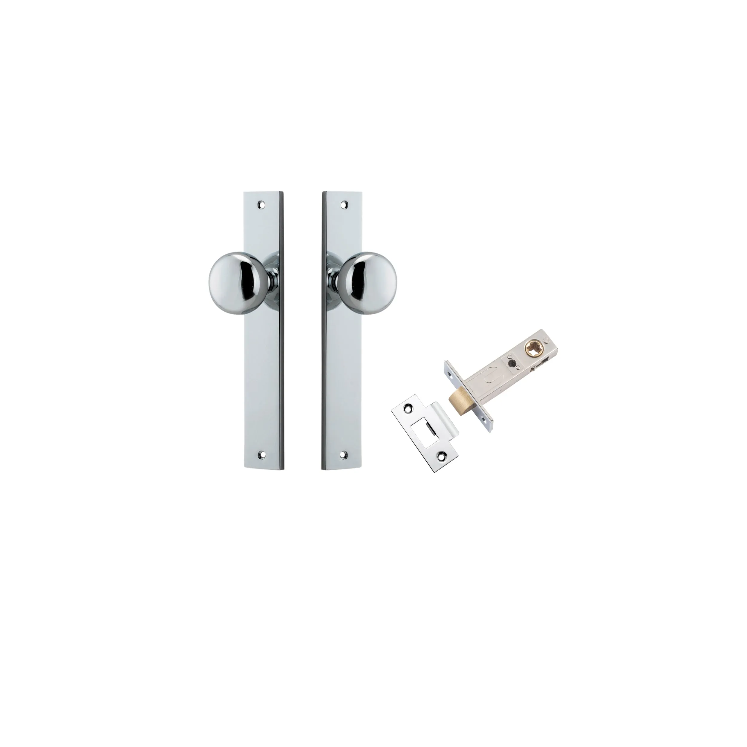 IVER CAMBRIDGE KNOB RECTANGULAR BACKPLATE - KIT