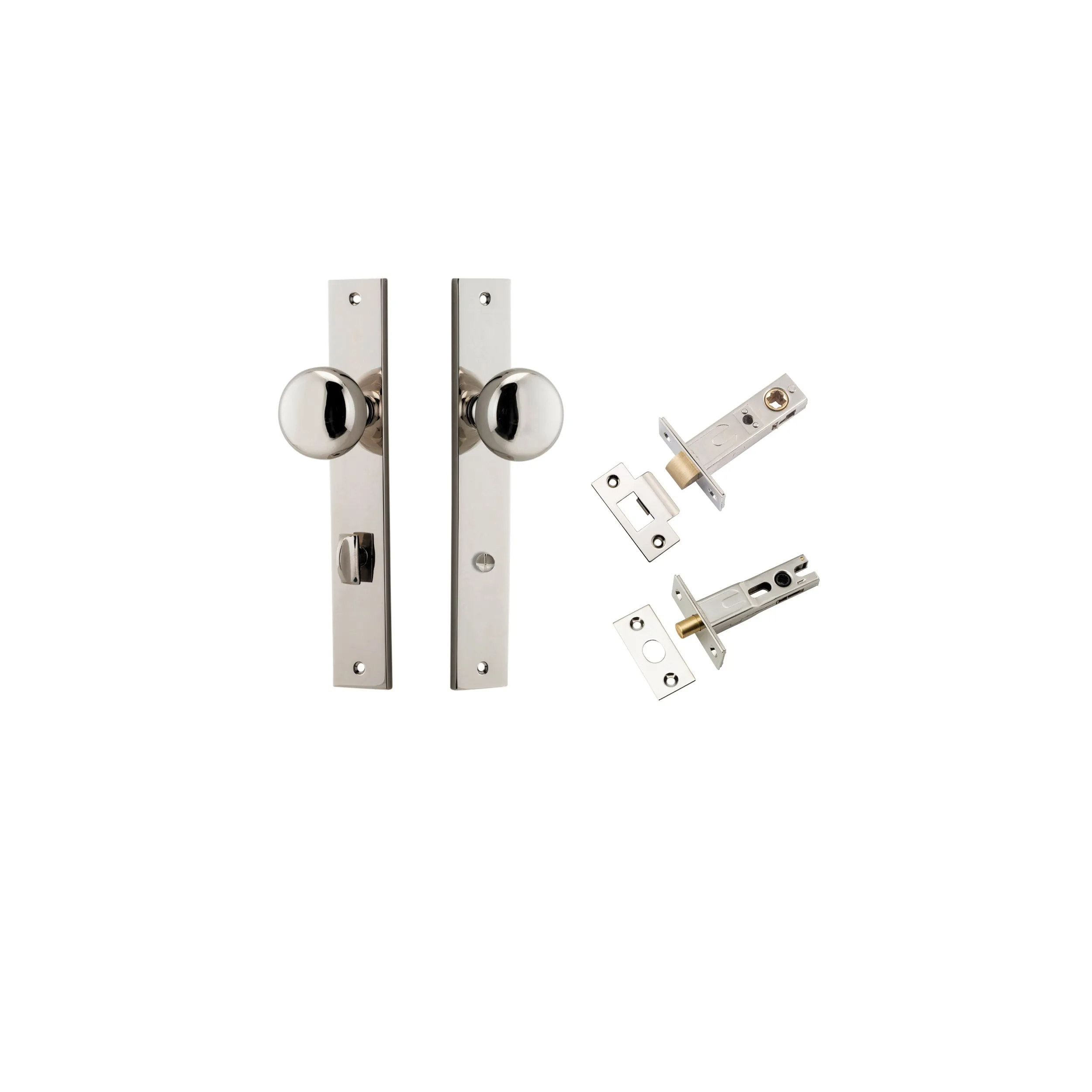 IVER CAMBRIDGE KNOB RECTANGULAR BACKPLATE - KIT