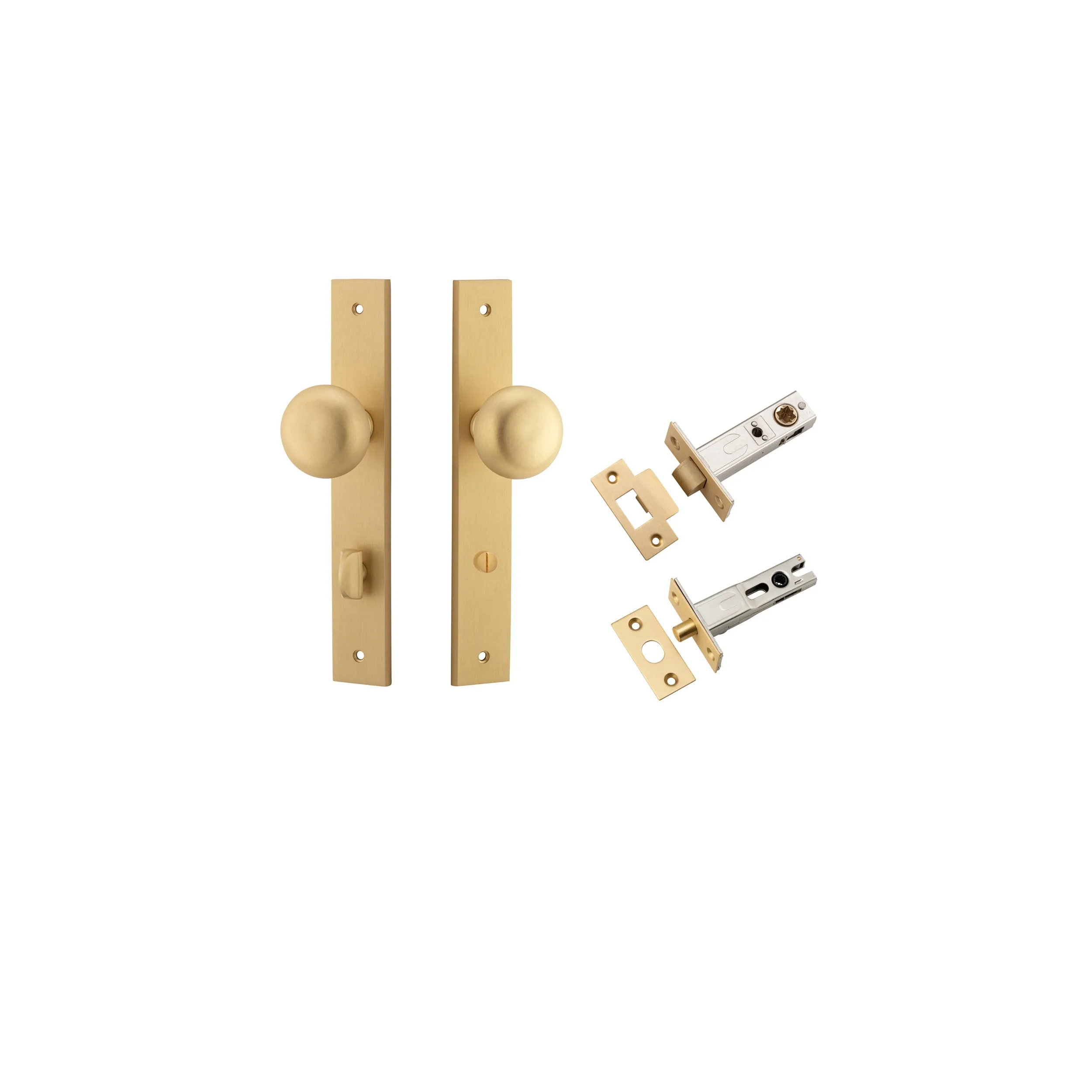 IVER CAMBRIDGE KNOB RECTANGULAR BACKPLATE - KIT