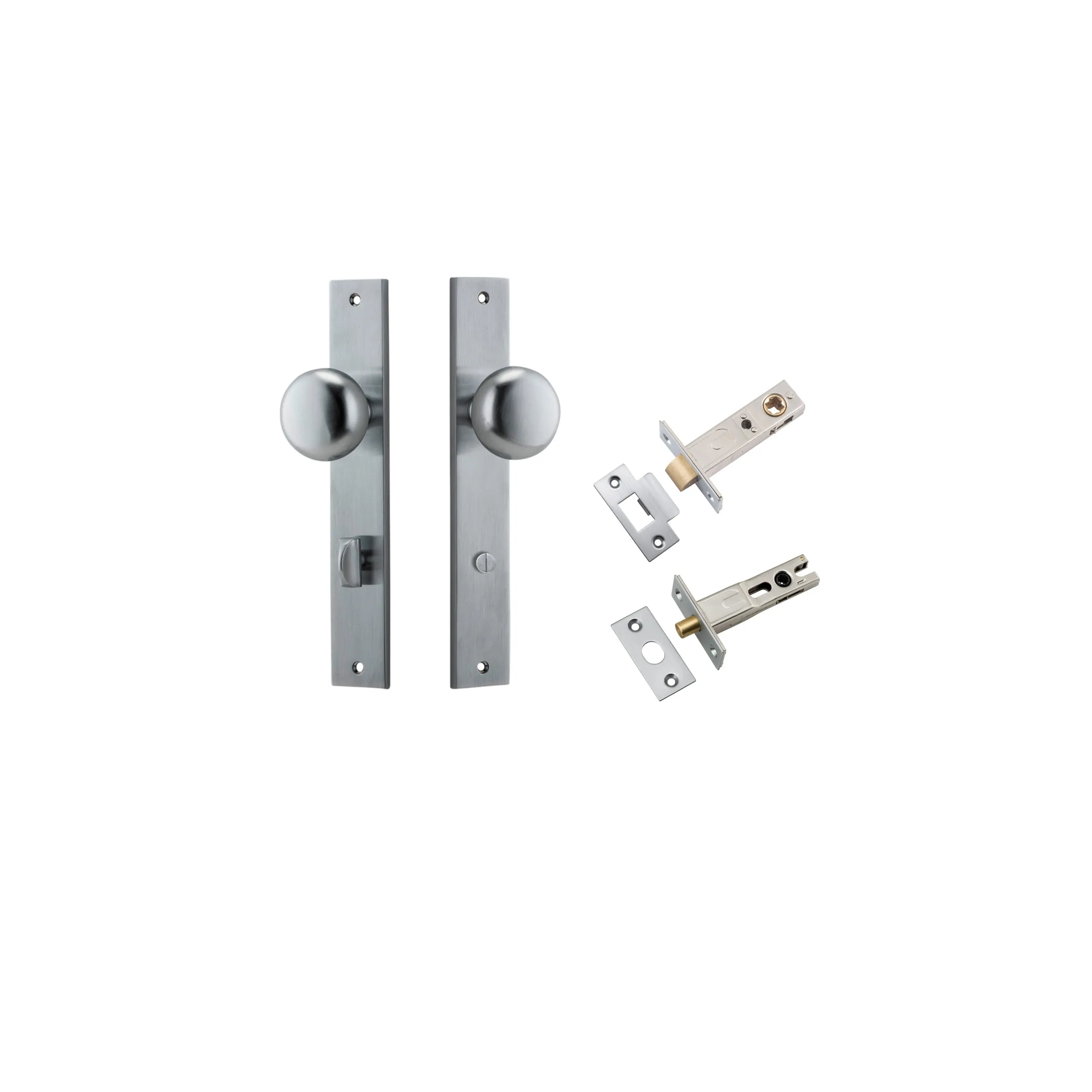 IVER CAMBRIDGE KNOB RECTANGULAR BACKPLATE - KIT
