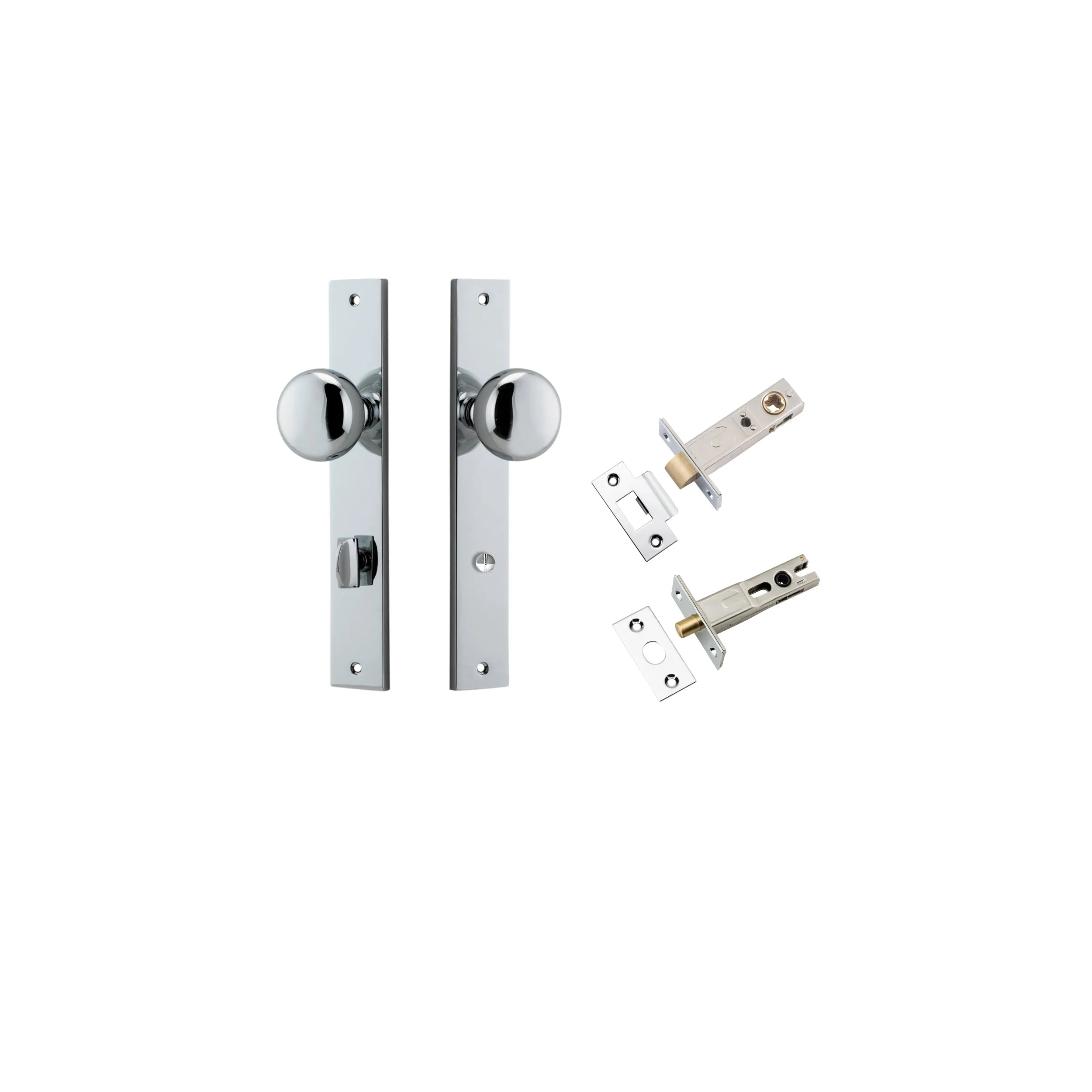 IVER CAMBRIDGE KNOB RECTANGULAR BACKPLATE - KIT