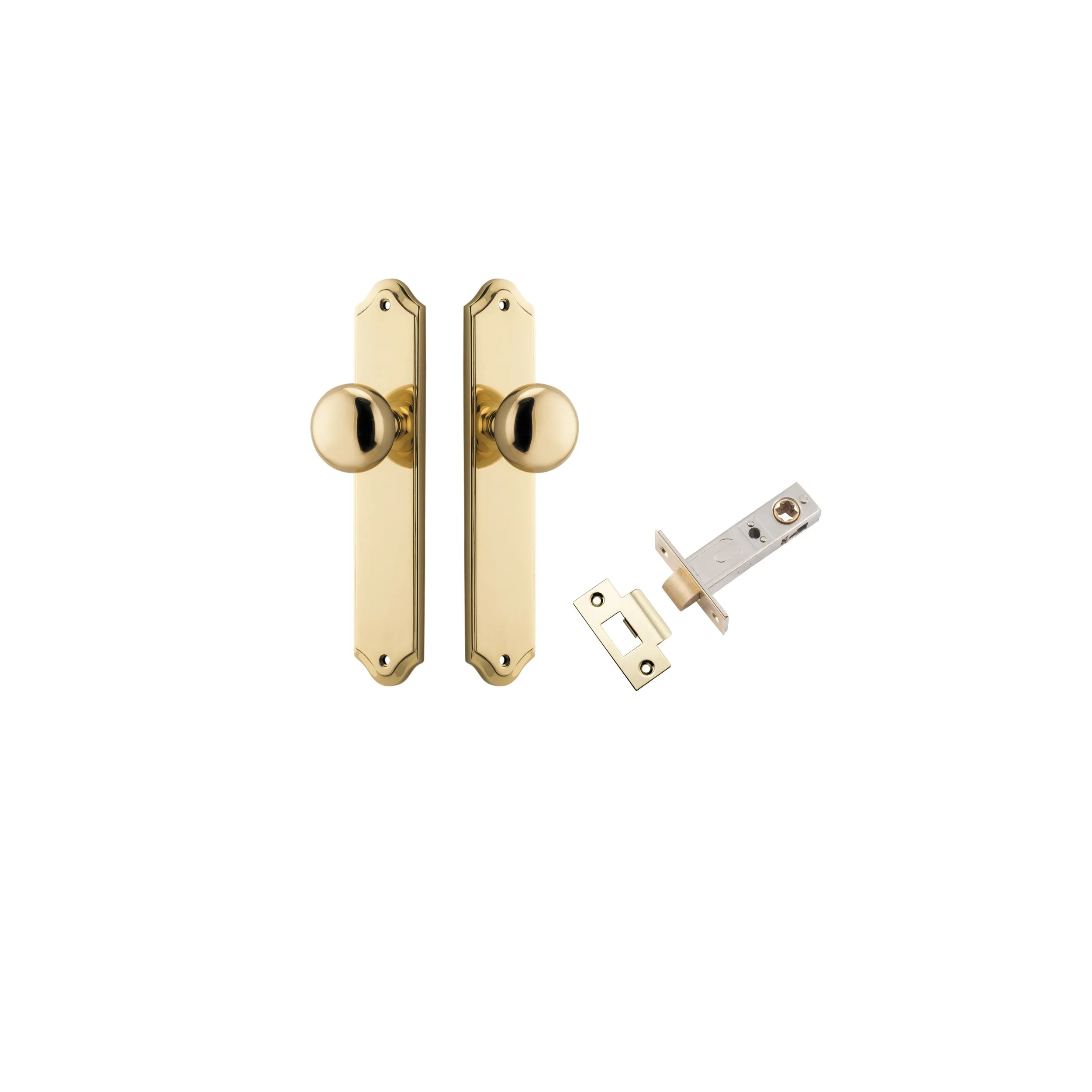 IVER CAMBRIDGE KNOB SHOULDERED BACKPLATE - KIT