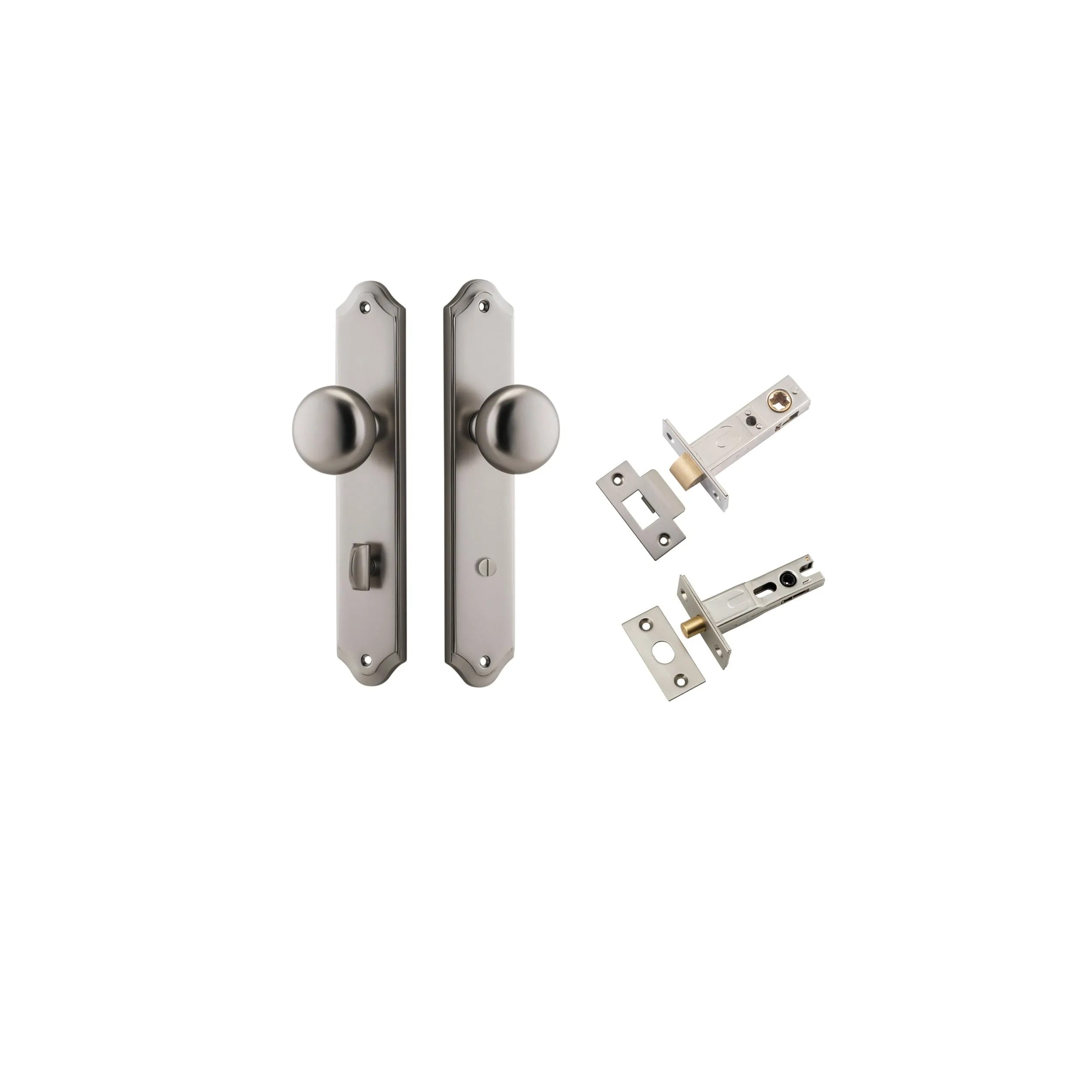 IVER CAMBRIDGE KNOB SHOULDERED BACKPLATE - KIT