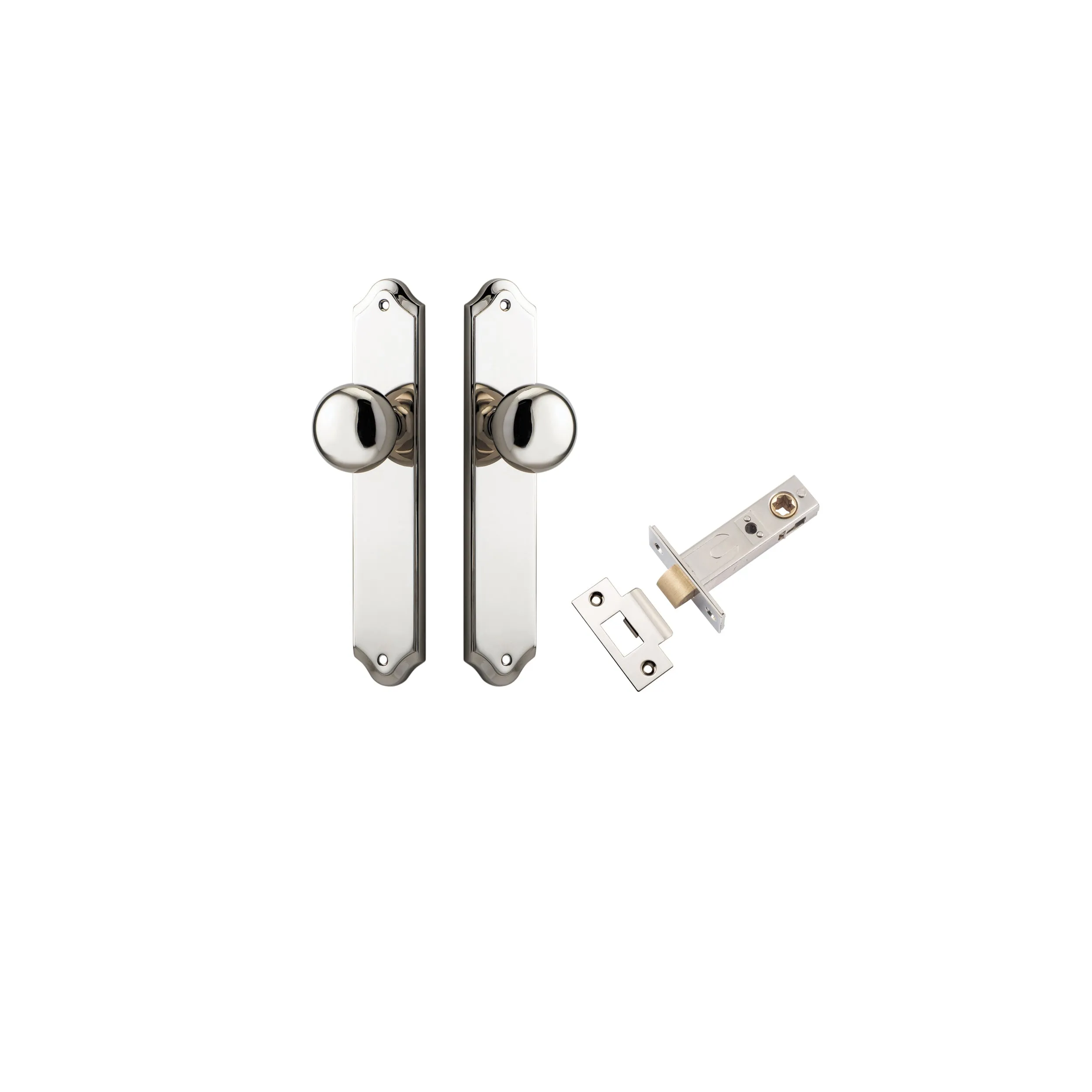 IVER CAMBRIDGE KNOB SHOULDERED BACKPLATE - KIT