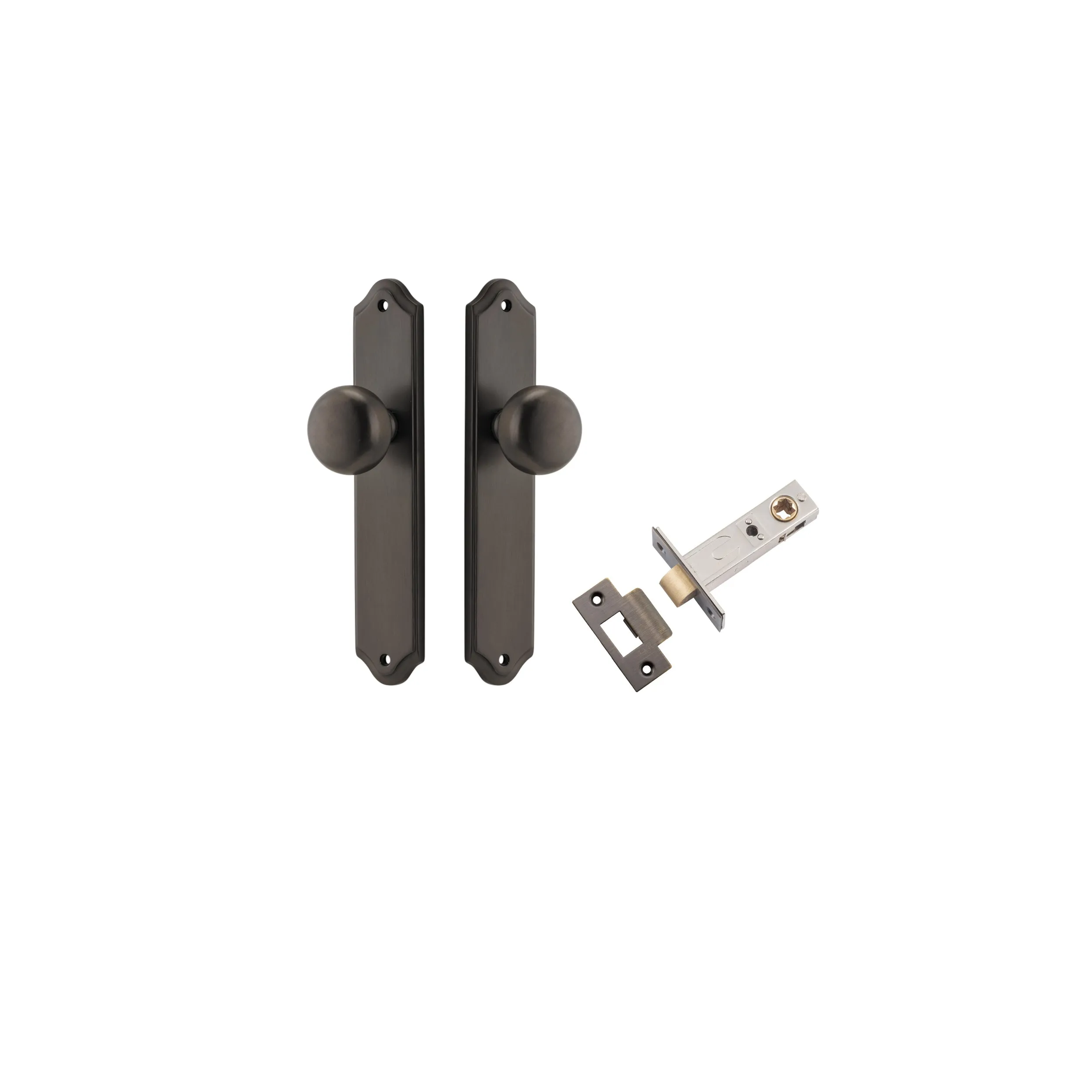 IVER CAMBRIDGE KNOB SHOULDERED BACKPLATE - KIT