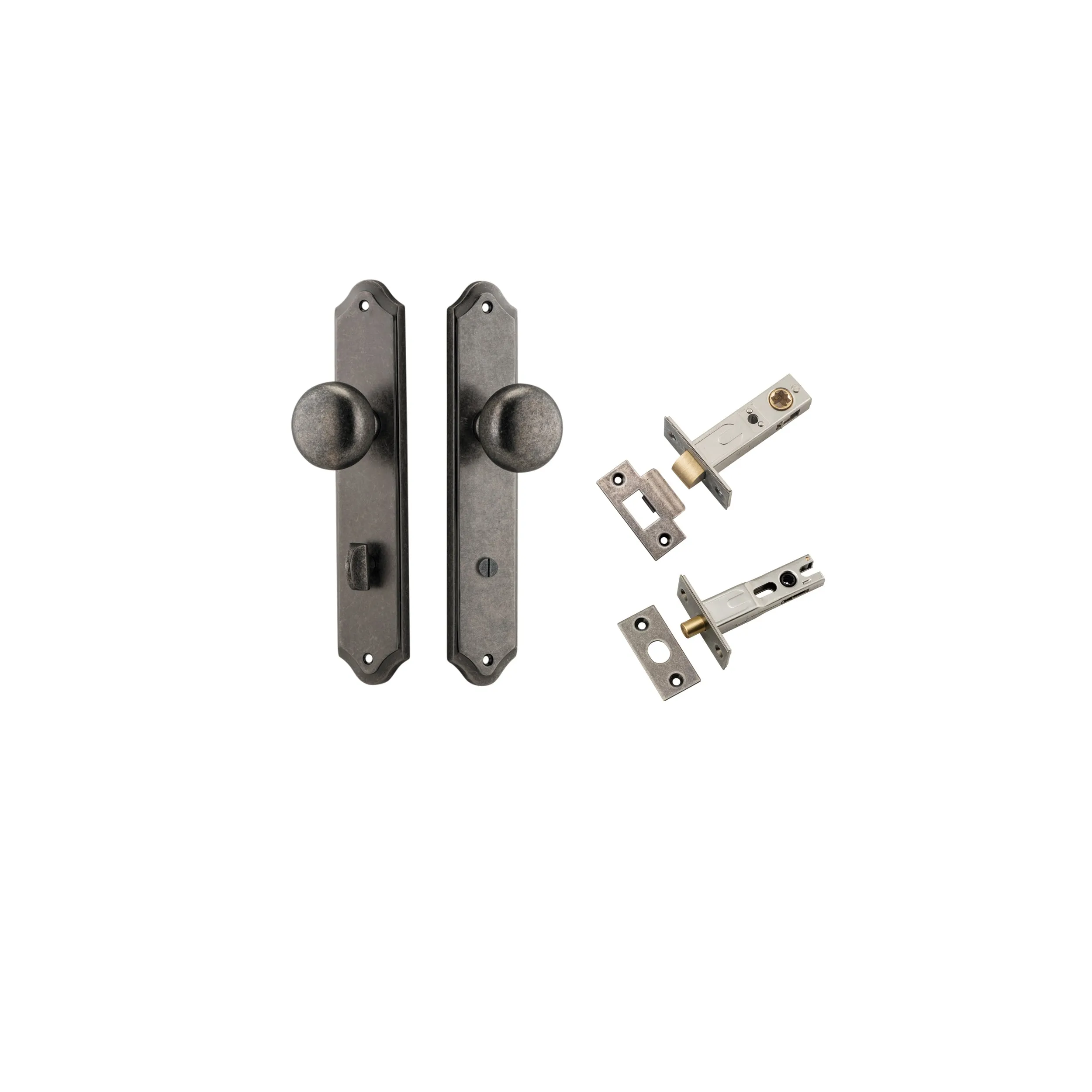 IVER CAMBRIDGE KNOB SHOULDERED BACKPLATE - KIT