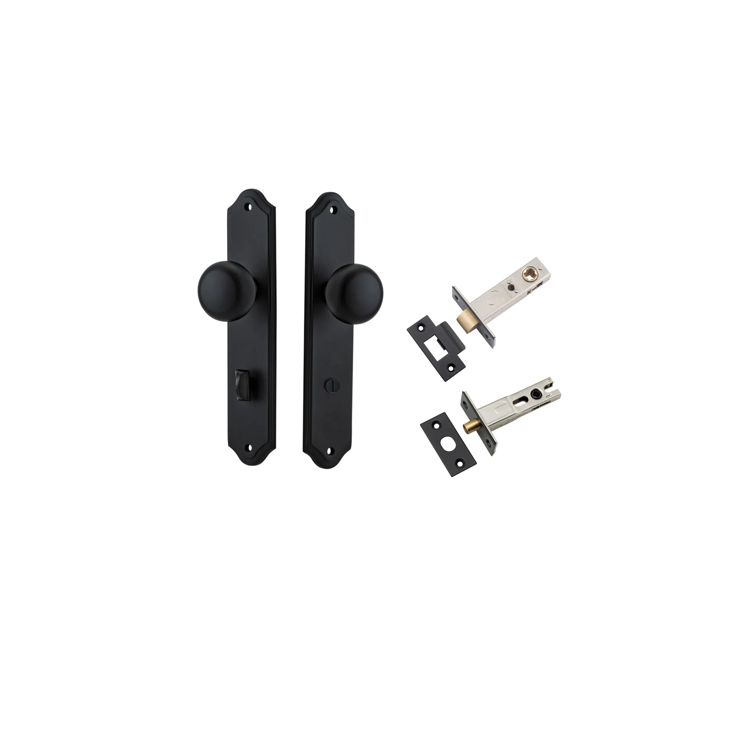 IVER CAMBRIDGE KNOB SHOULDERED BACKPLATE - KIT
