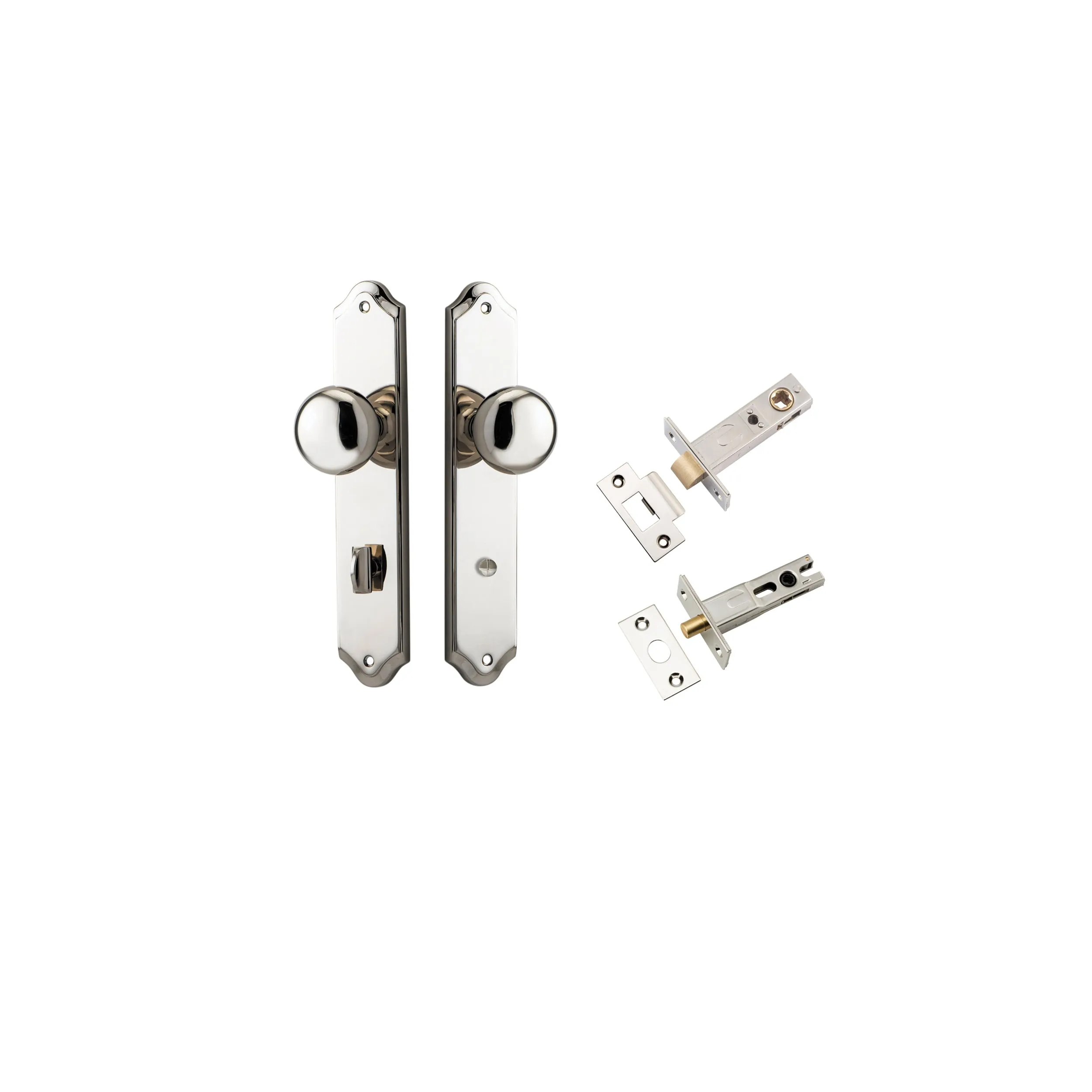 IVER CAMBRIDGE KNOB SHOULDERED BACKPLATE - KIT