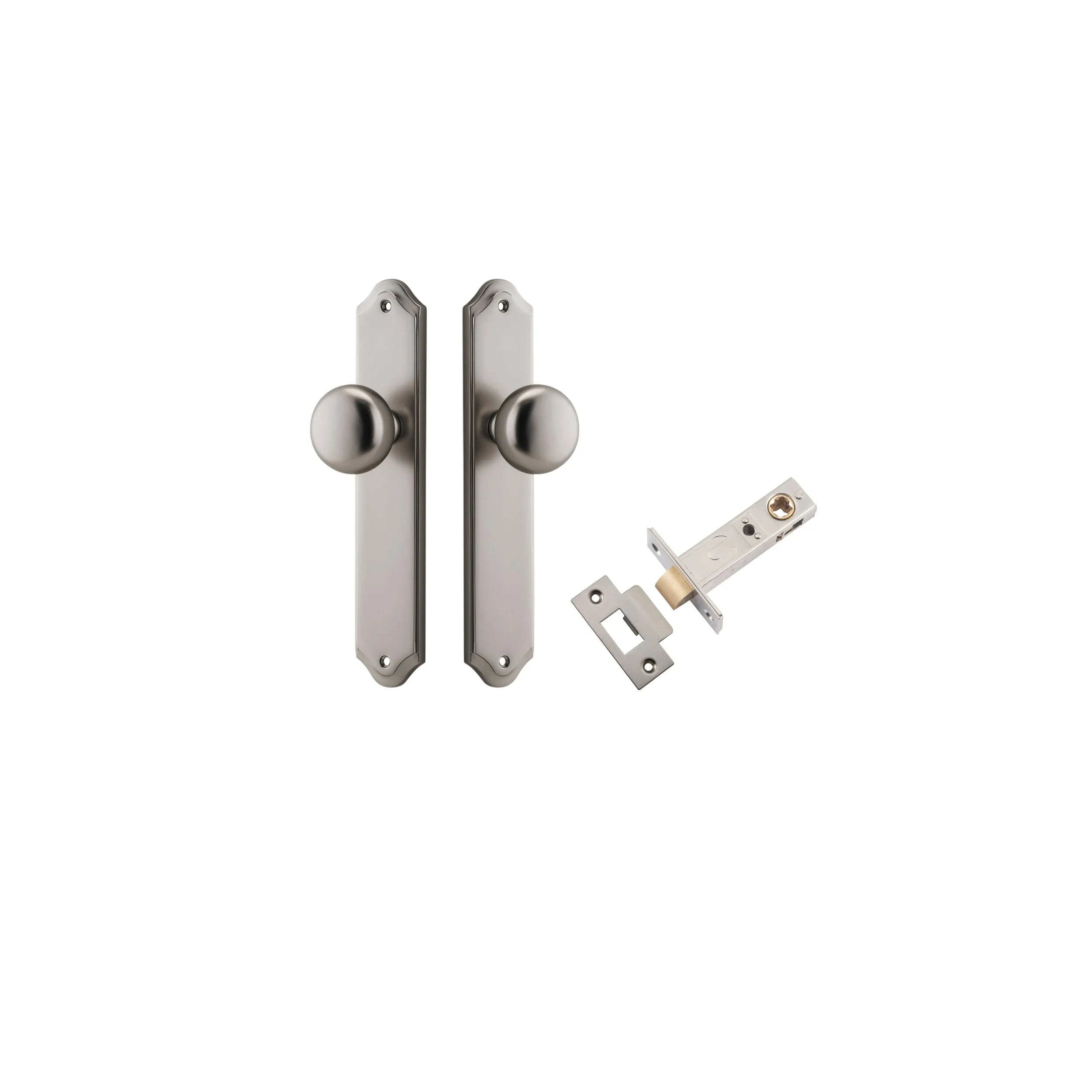 IVER CAMBRIDGE KNOB SHOULDERED BACKPLATE - KIT