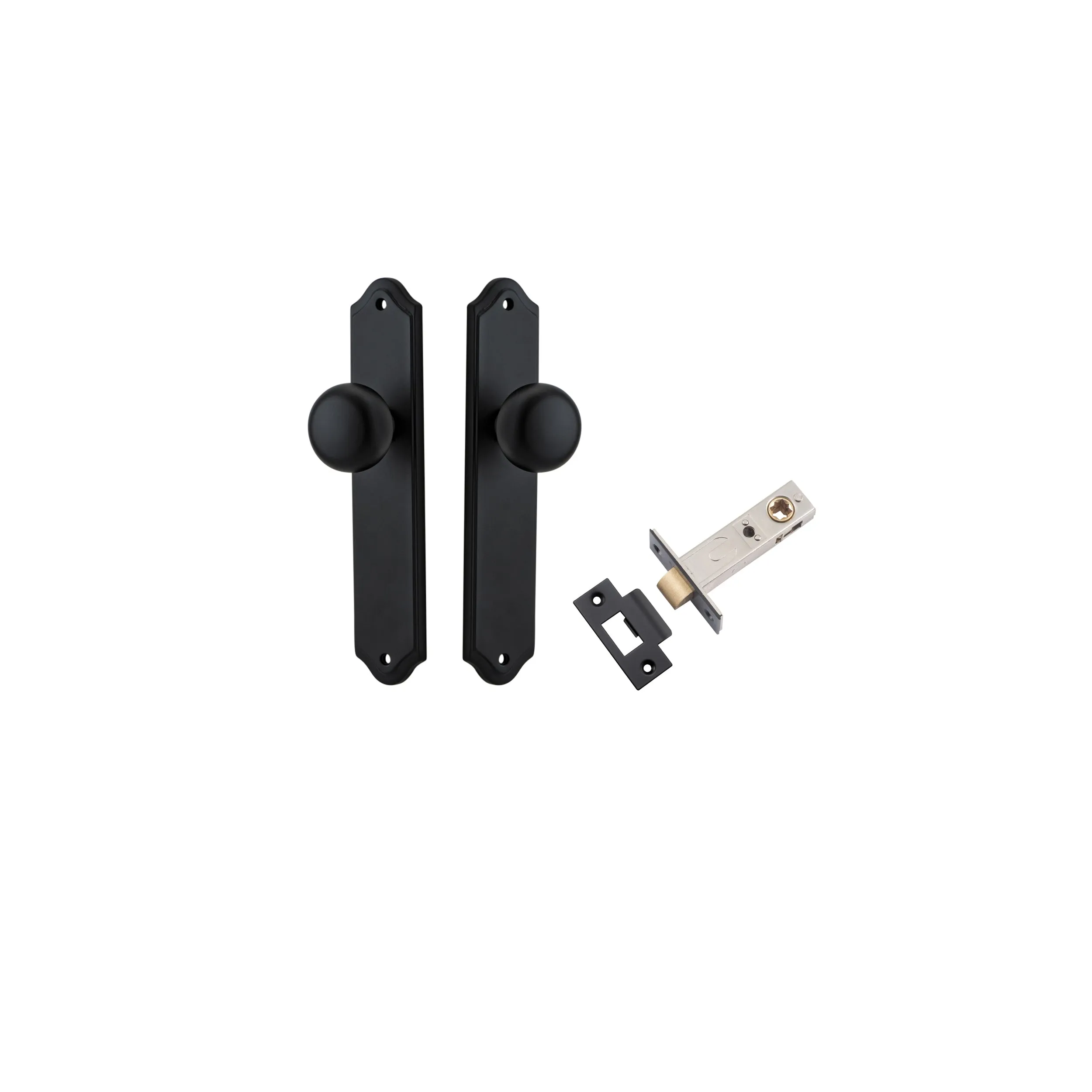 IVER CAMBRIDGE KNOB SHOULDERED BACKPLATE - KIT