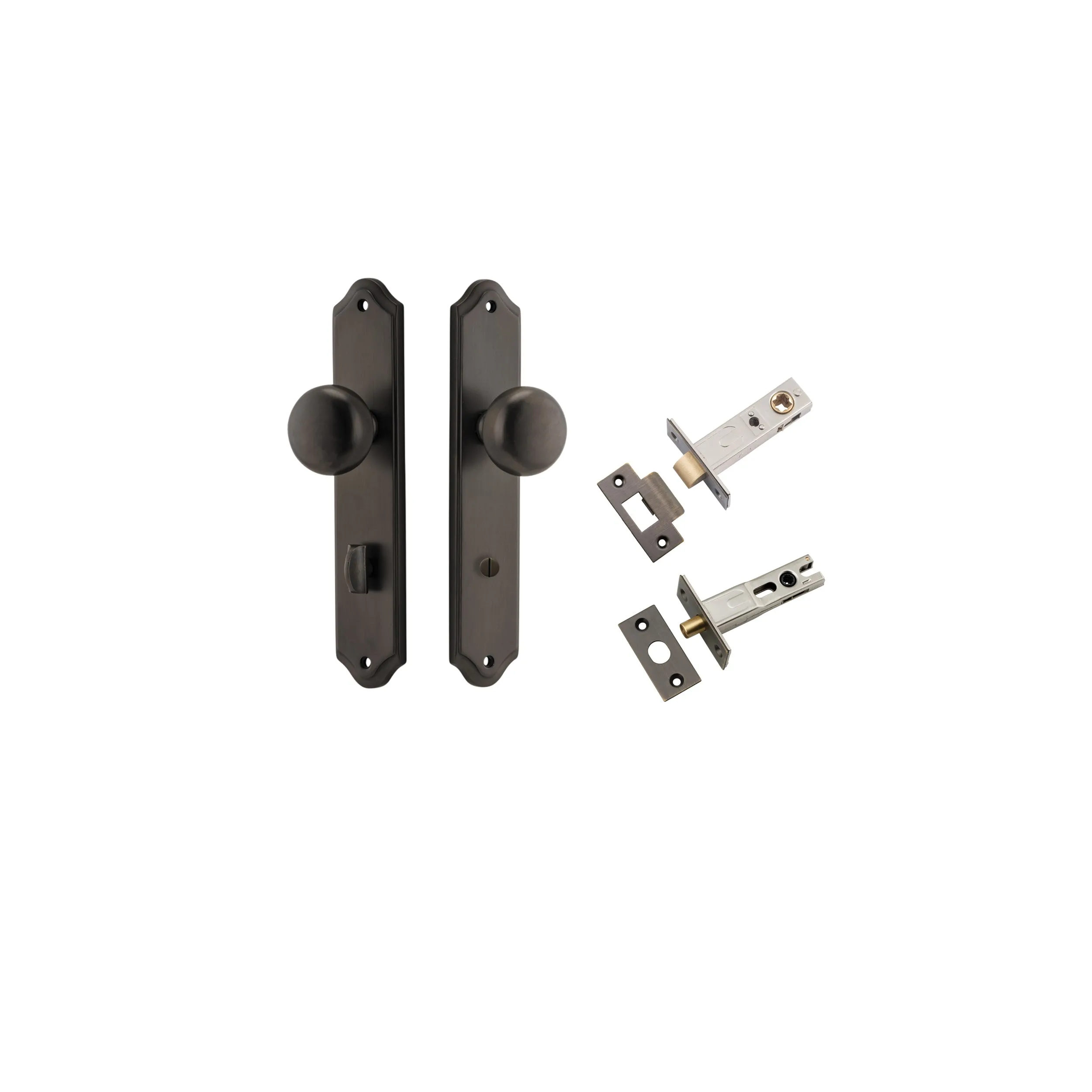 IVER CAMBRIDGE KNOB SHOULDERED BACKPLATE - KIT
