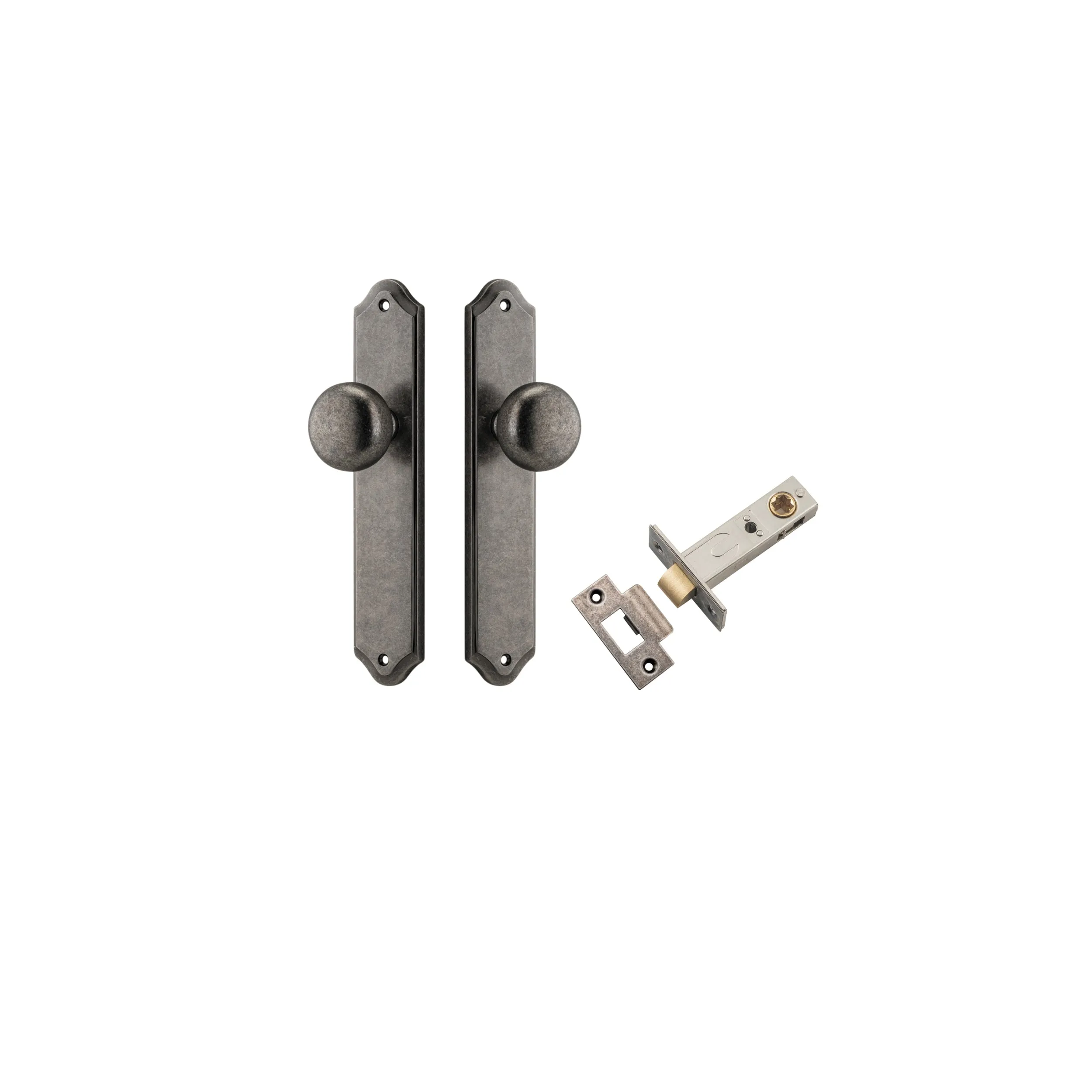 IVER CAMBRIDGE KNOB SHOULDERED BACKPLATE - KIT