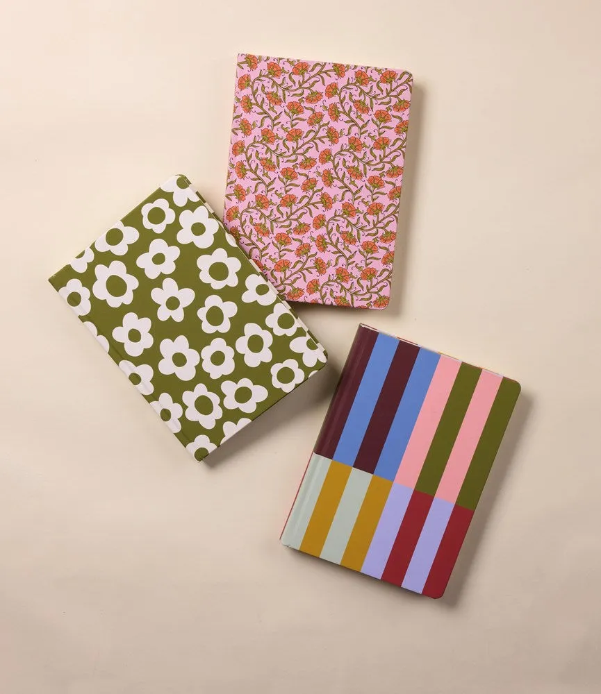 Jumbo Soft Touch Journal - Bold Stripe