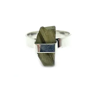 Labradorite Raw Shard Gemstone Ring