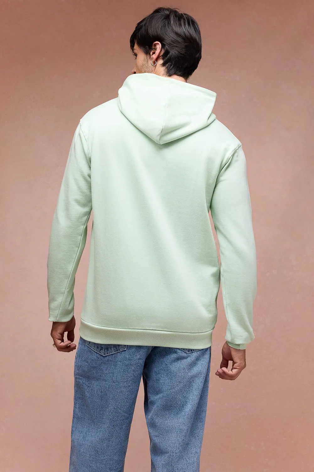 Men's Mint Green Dog Loves Me Hoodie