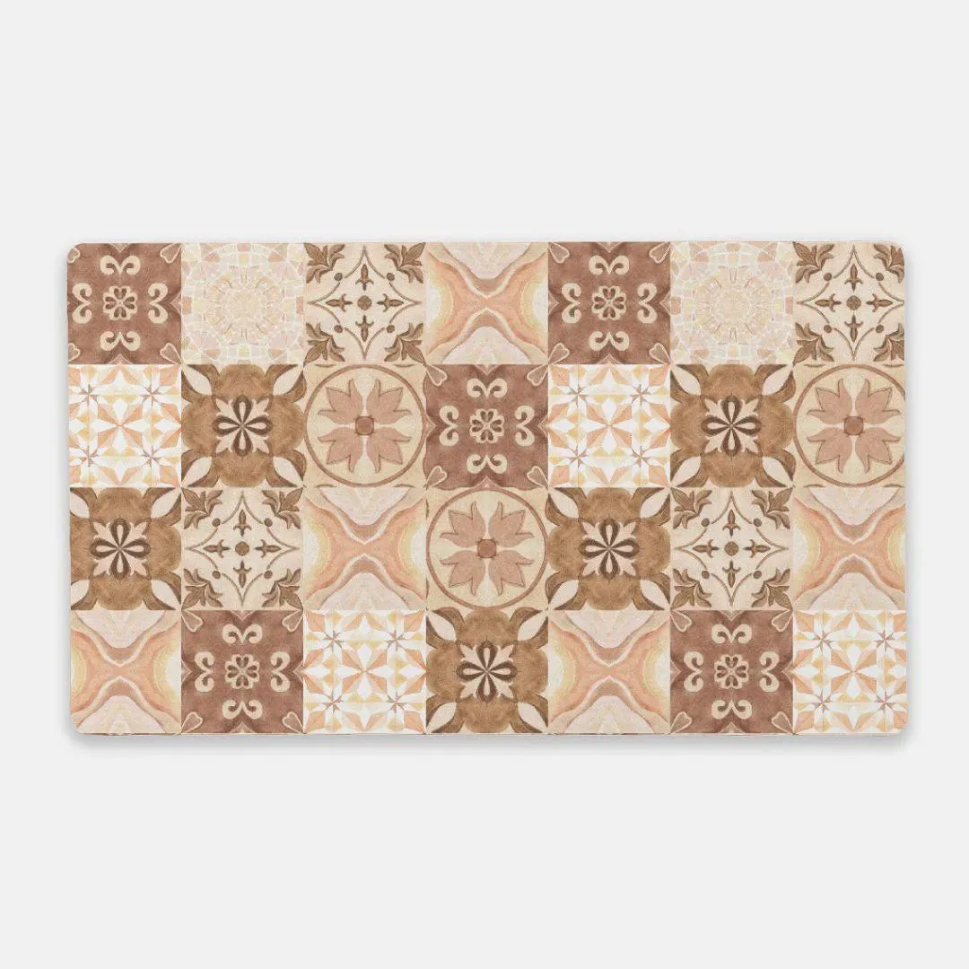 Moroccan Desert Tile Desk Mat