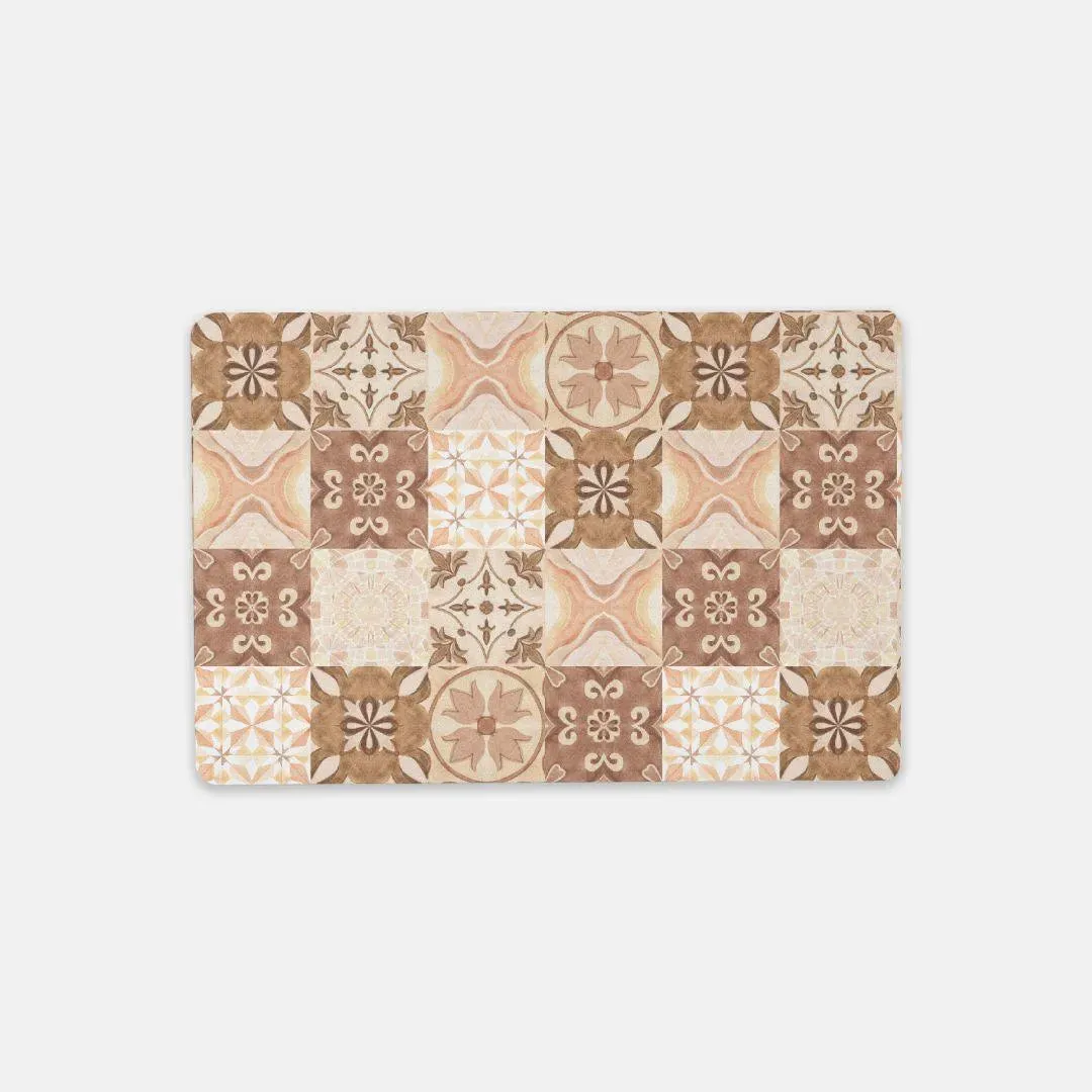 Moroccan Desert Tile Desk Mat