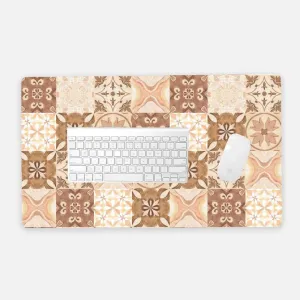 Moroccan Desert Tile Desk Mat