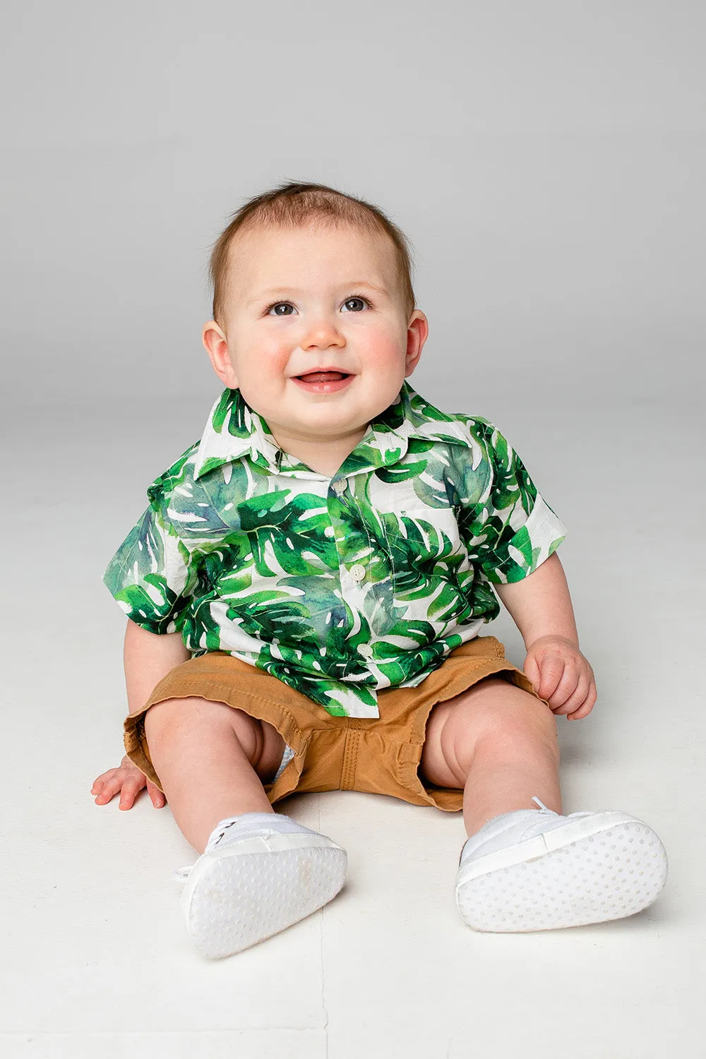 Nash Boy's Button Down Shirt - Maui