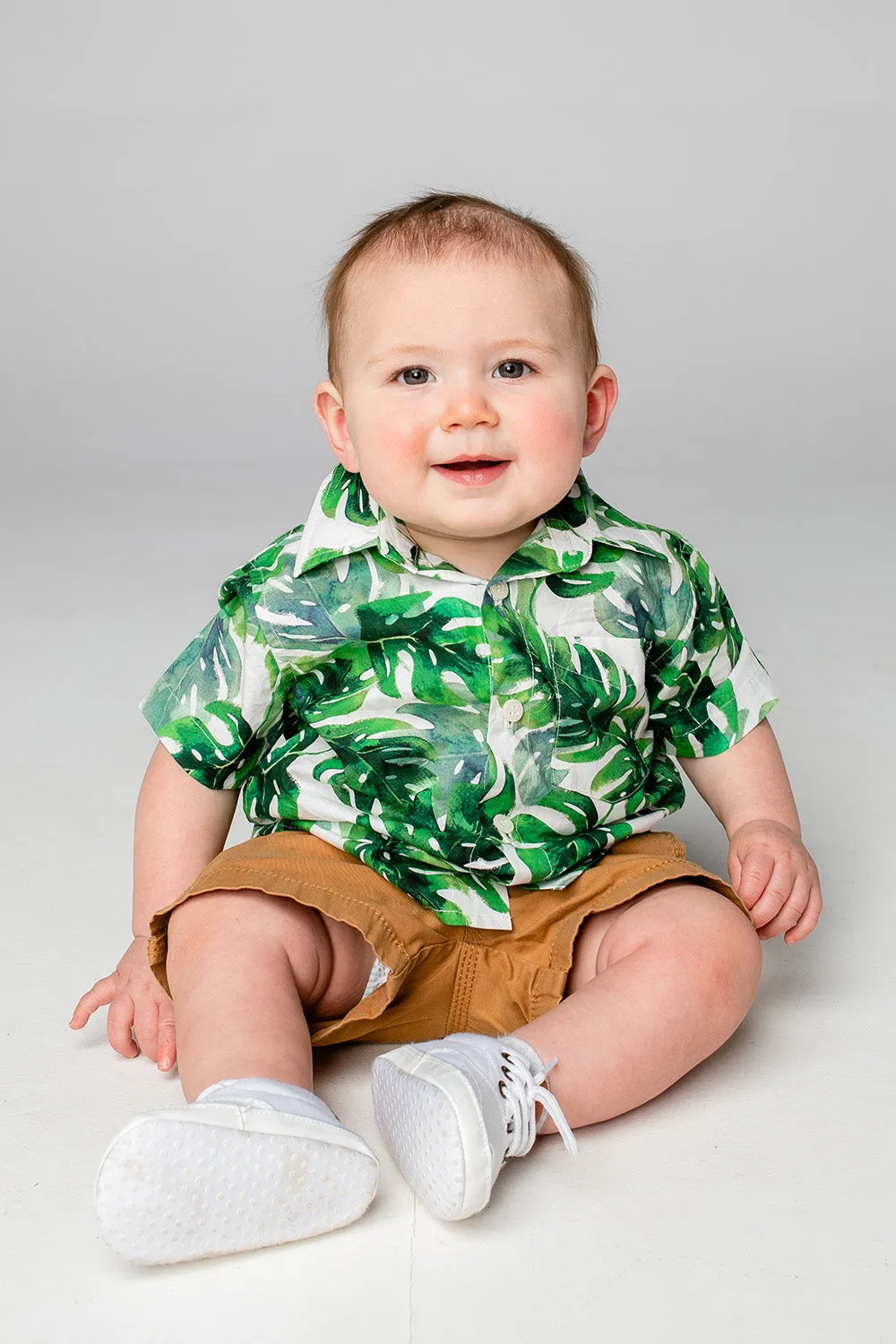 Nash Boy's Button Down Shirt - Maui