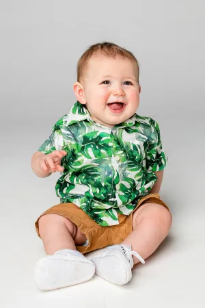 Nash Boy's Button Down Shirt - Maui