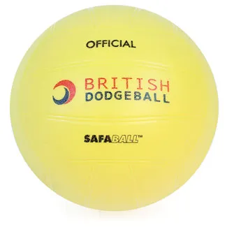OFFICIAL BRITISH DODGEBALL SAFABALL SOFT TOUCH DODGEBALL
