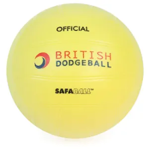 OFFICIAL BRITISH DODGEBALL SAFABALL SOFT TOUCH DODGEBALL