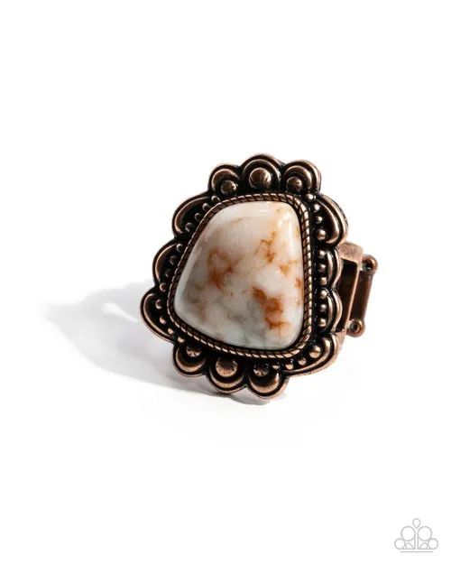 Paparazzi Ring ~ Repurposed Radiance - Copper