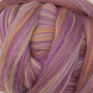 Paradise Fibers Multi-Colored Merino Wool Roving - Rose Petals