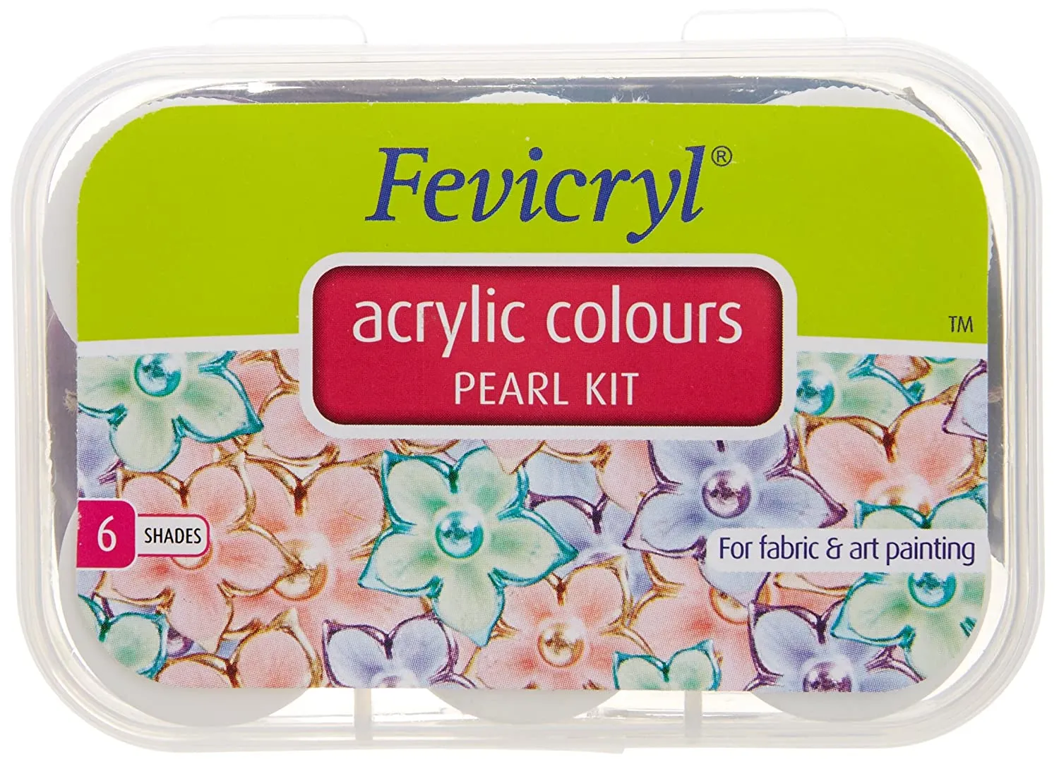 Pidilite Acryl Color Pearl 10ml Kit Set of 6 colors
