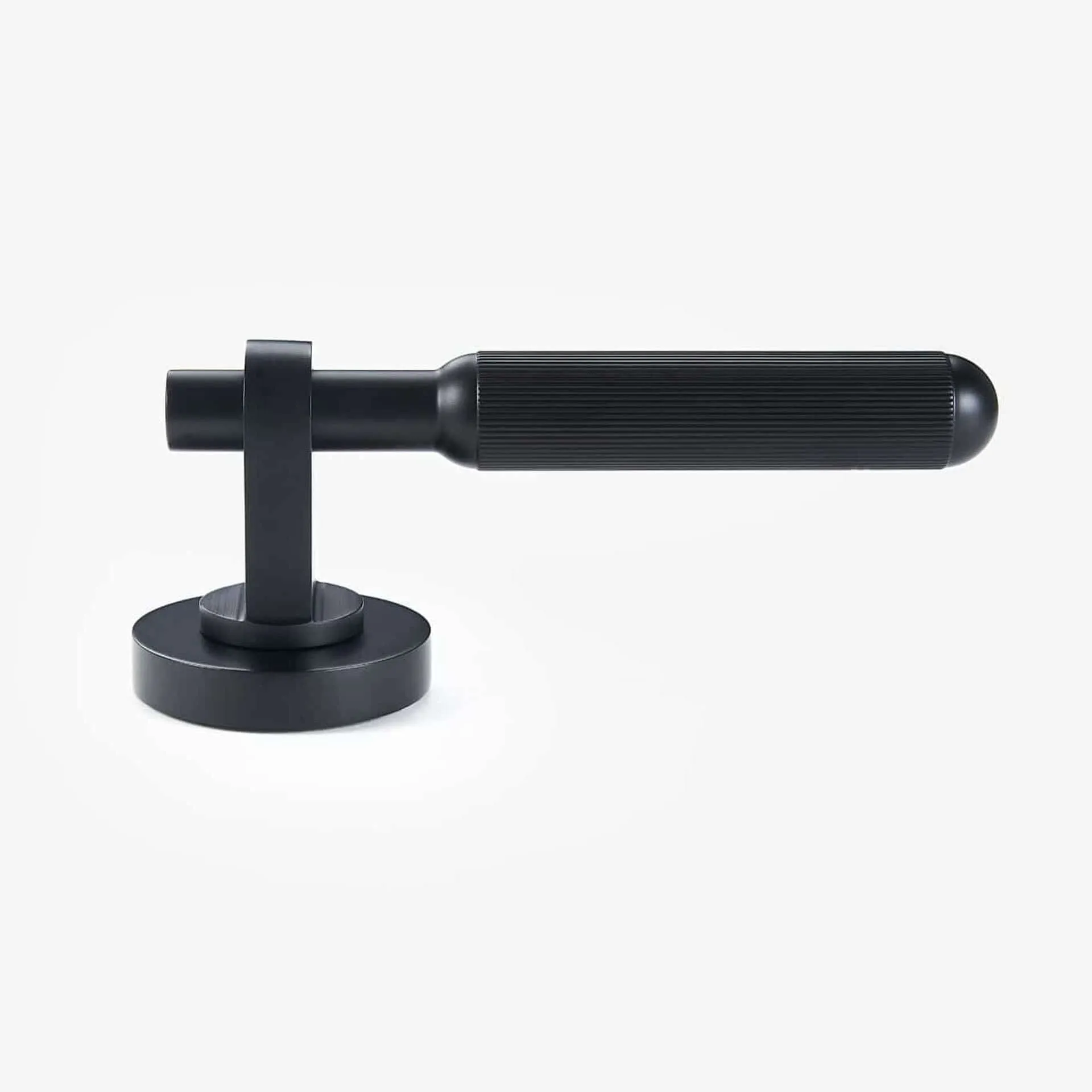 PIPE Solid Brass Lever Door Handle & Lock Set