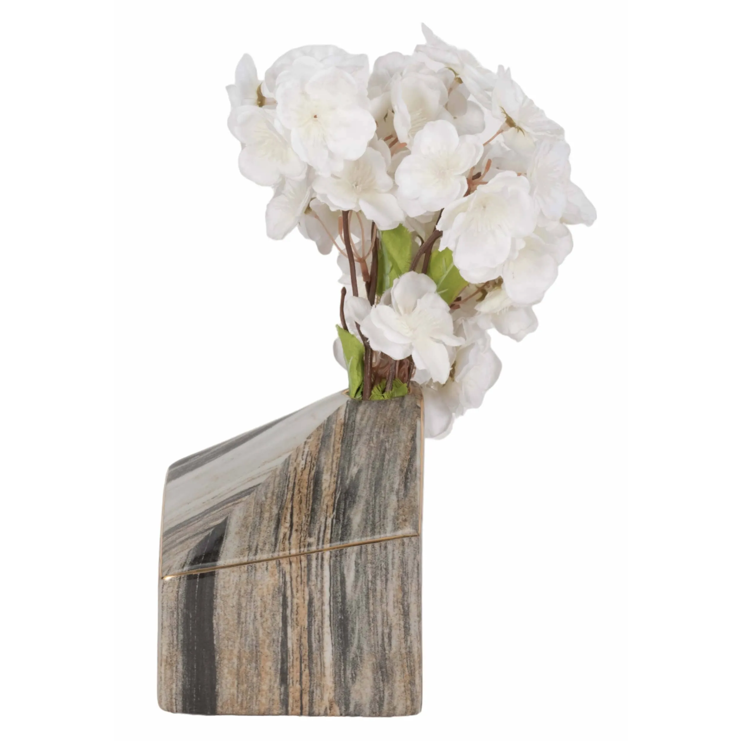 Salmis Vase, Gray Marble