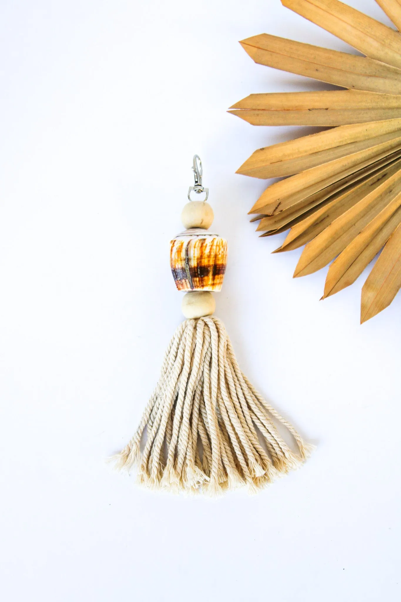 Sea Bluff Shell Keychain