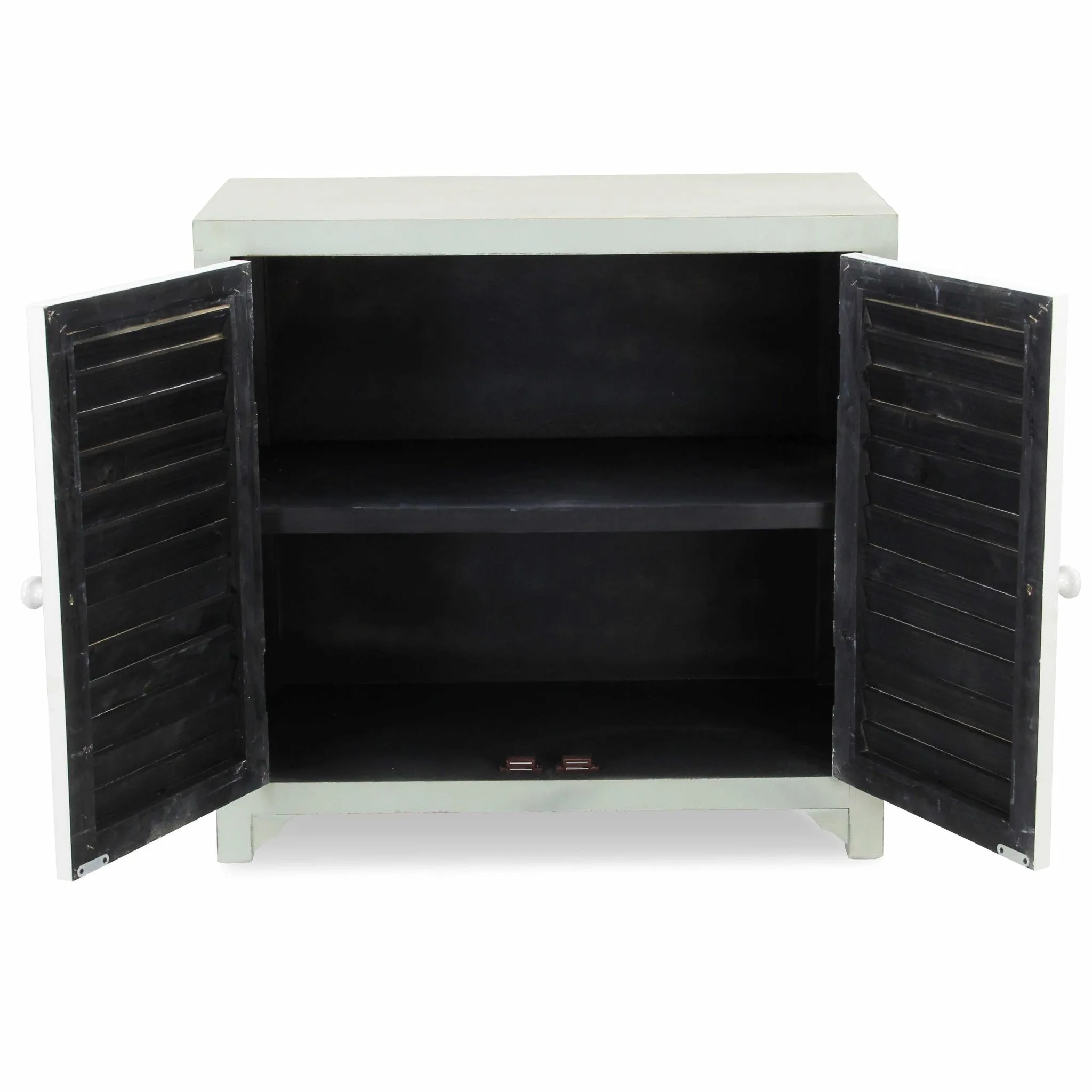 SEA SALT BLUE ACCENT CABINET