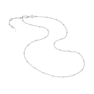 Short Orb Chain Necklace | Sterling Silver