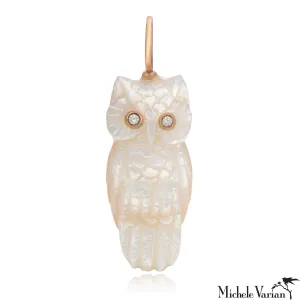 Snowy Owl Charm