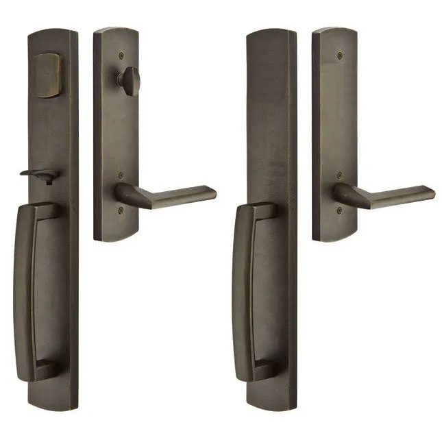 Solid Brass Brighton Style Entryway Set (Medium Bronze Finish)
