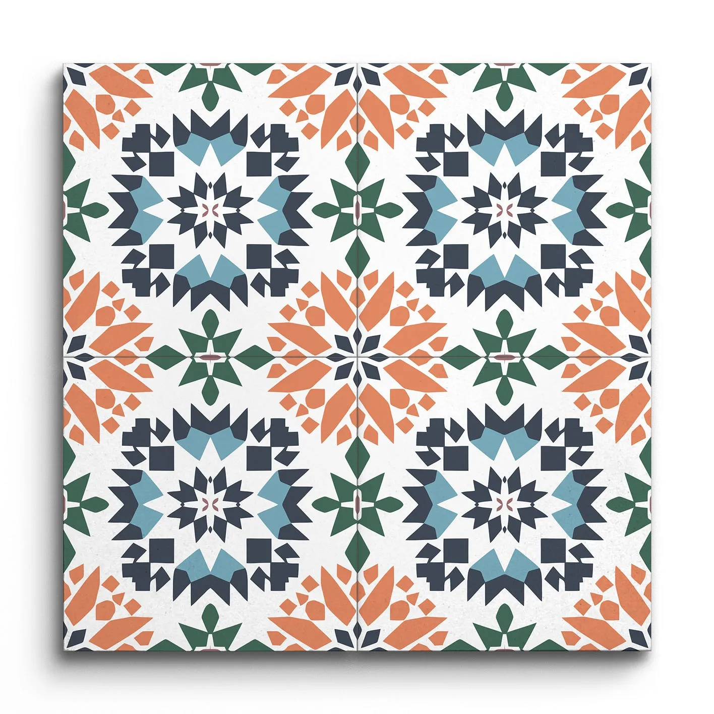 Starflare Terracotta Mosaic