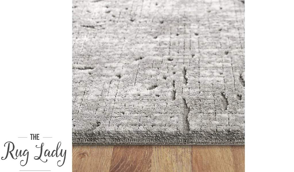 Supreme Grey Textured Abstract Rug