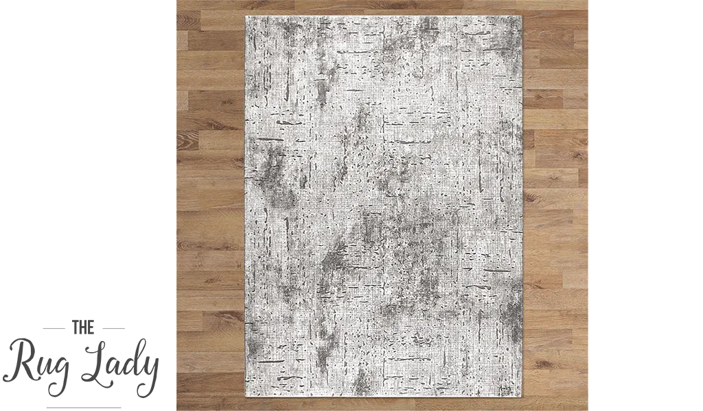 Supreme Grey Textured Abstract Rug